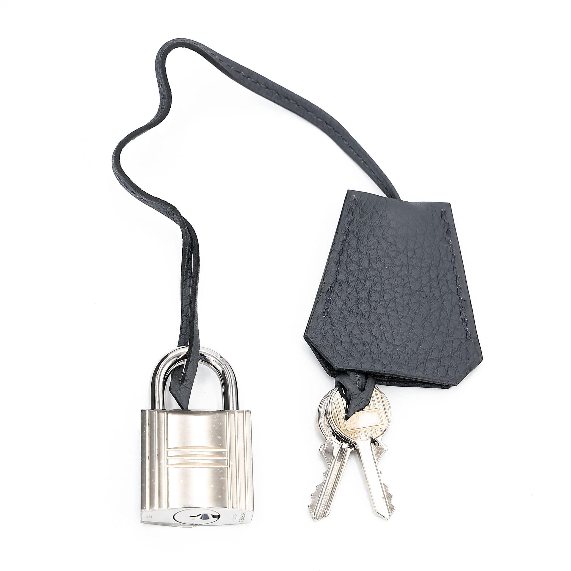 Excellent ( Rank SA ) HERMÈS Haut à Courroies HAC 40 Gris misty (H0) Togo Palladium hardware W (2024) - 23