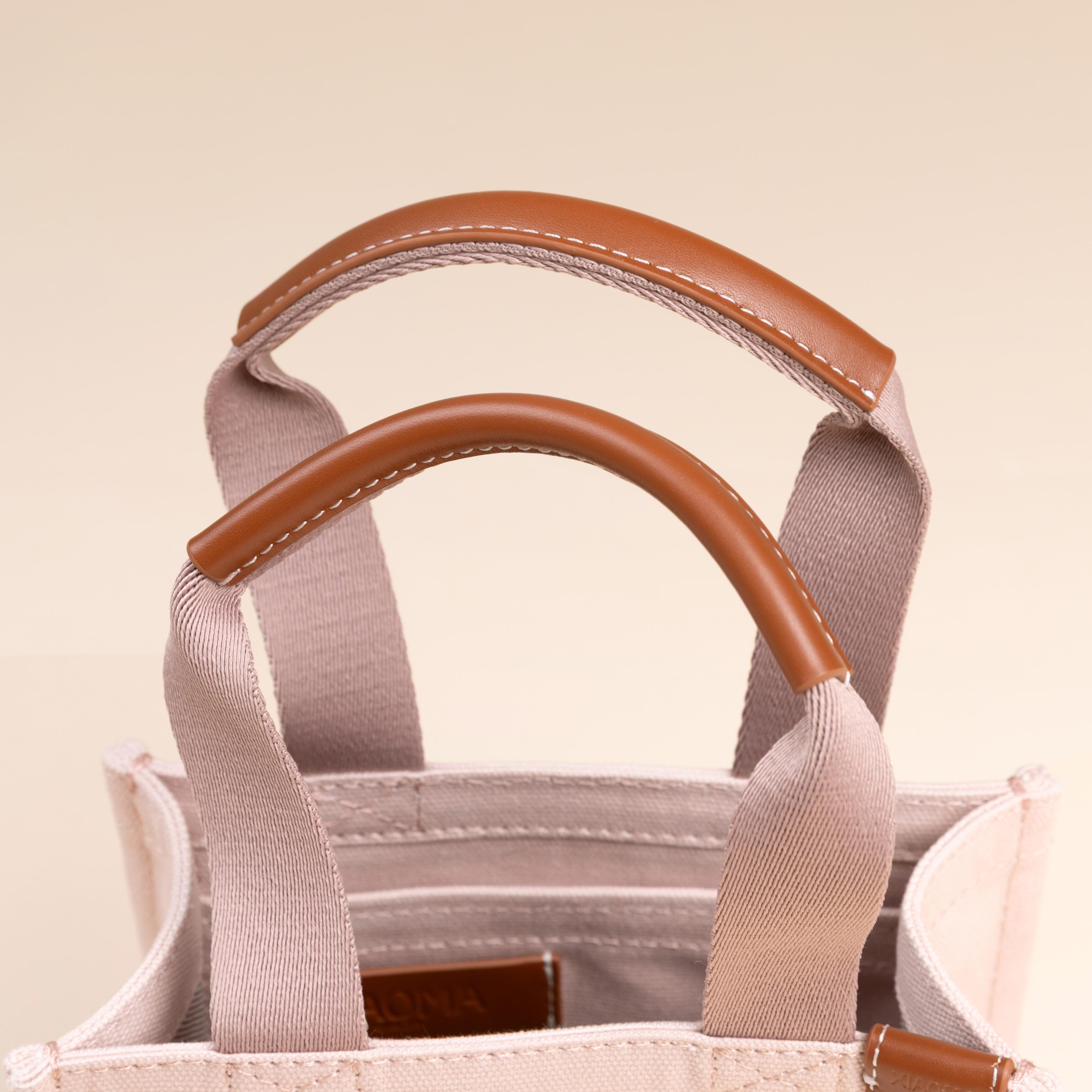 Brand New ( Rank N ) XIAOMA Travel Delight Mini Shopper Tote Smokey Purple Canvas - 5