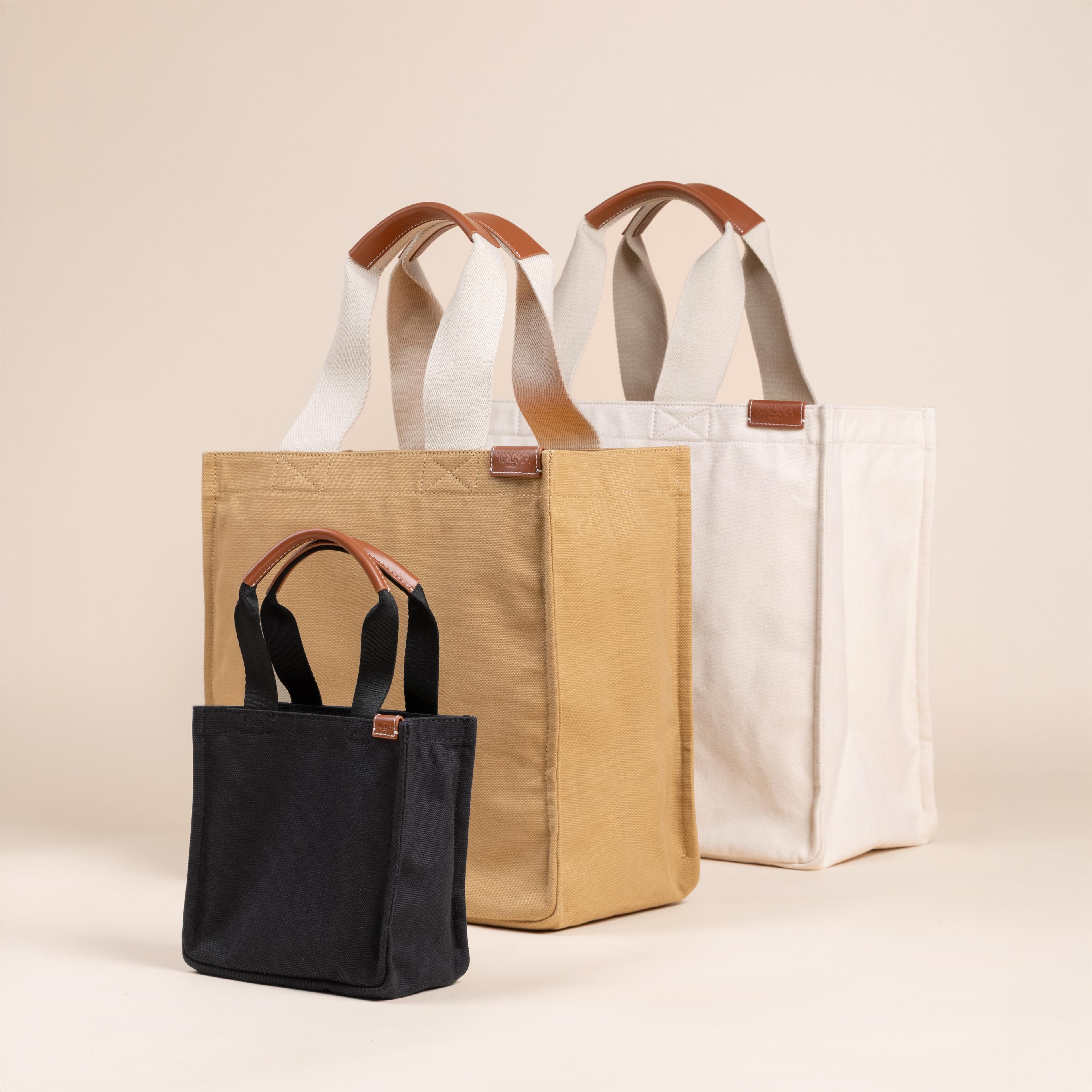 Brand New ( Rank N ) XIAOMA Travel Delight Mini Shopper Tote Dark Sapphire Blue Canvas - 9