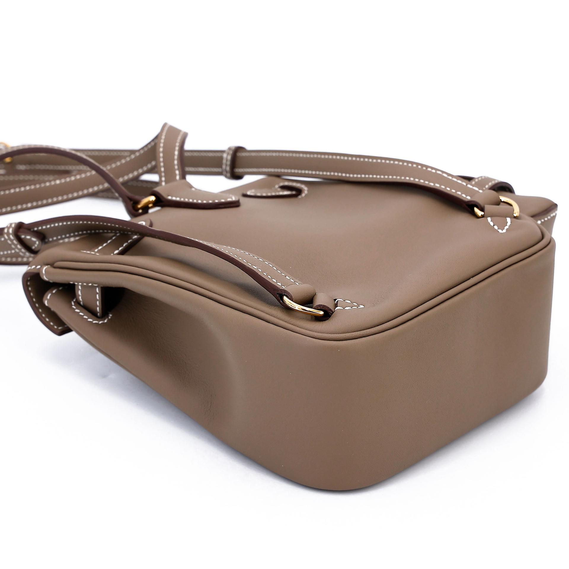 Brand New ( Rank N ) HERMÈS Kelly Jump Etoupe (18) Swift Gold hardware K (2025) - 16