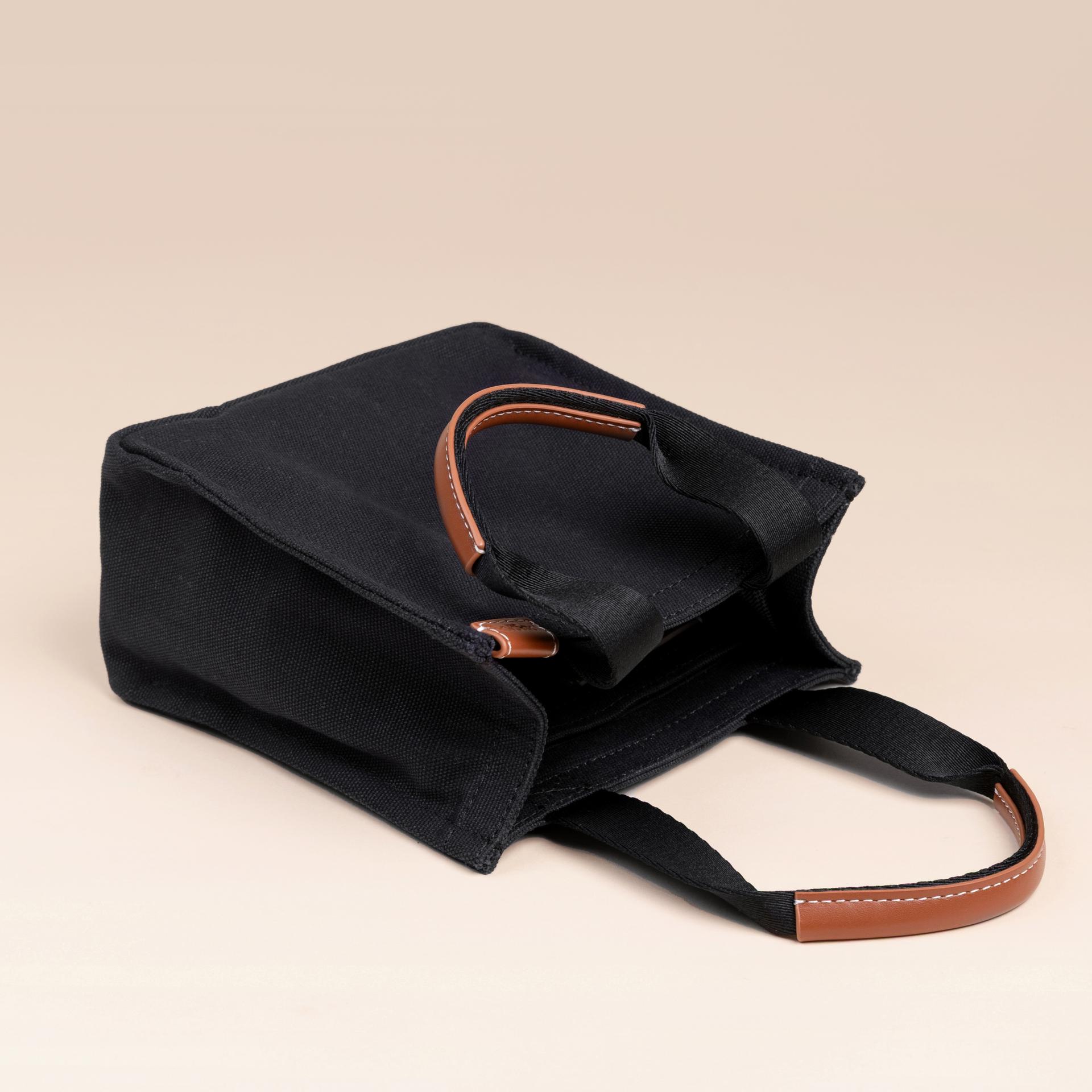 Brand New ( Rank N ) XIAOMA Travel Delight Mini Shopper Tote Dark Sapphire Blue Canvas - 7