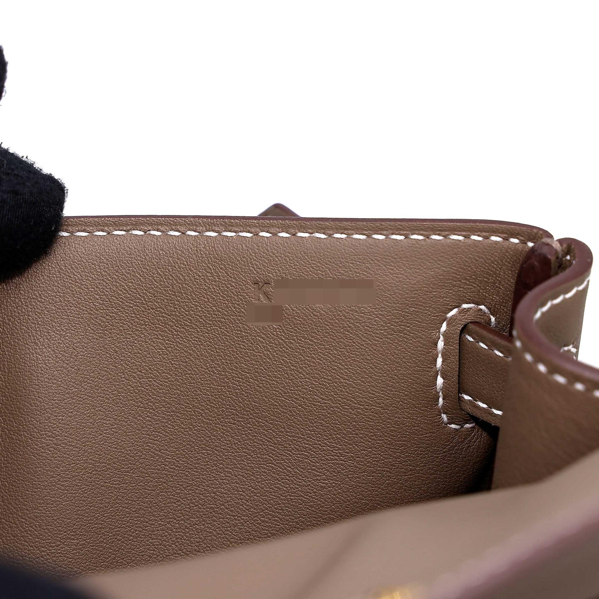 Brand New ( Rank N ) HERMÈS Kelly Jump Etoupe (18) Swift Gold hardware K (2025) - 23