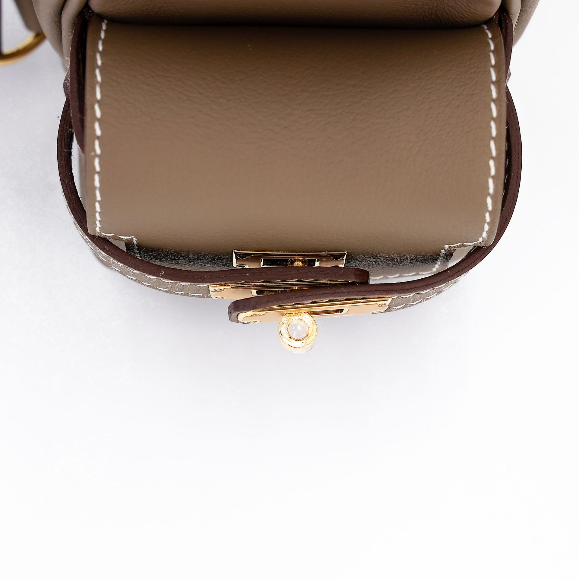 Brand New ( Rank N ) HERMÈS Kelly Jump Etoupe (18) Swift Gold hardware K (2025) - 7