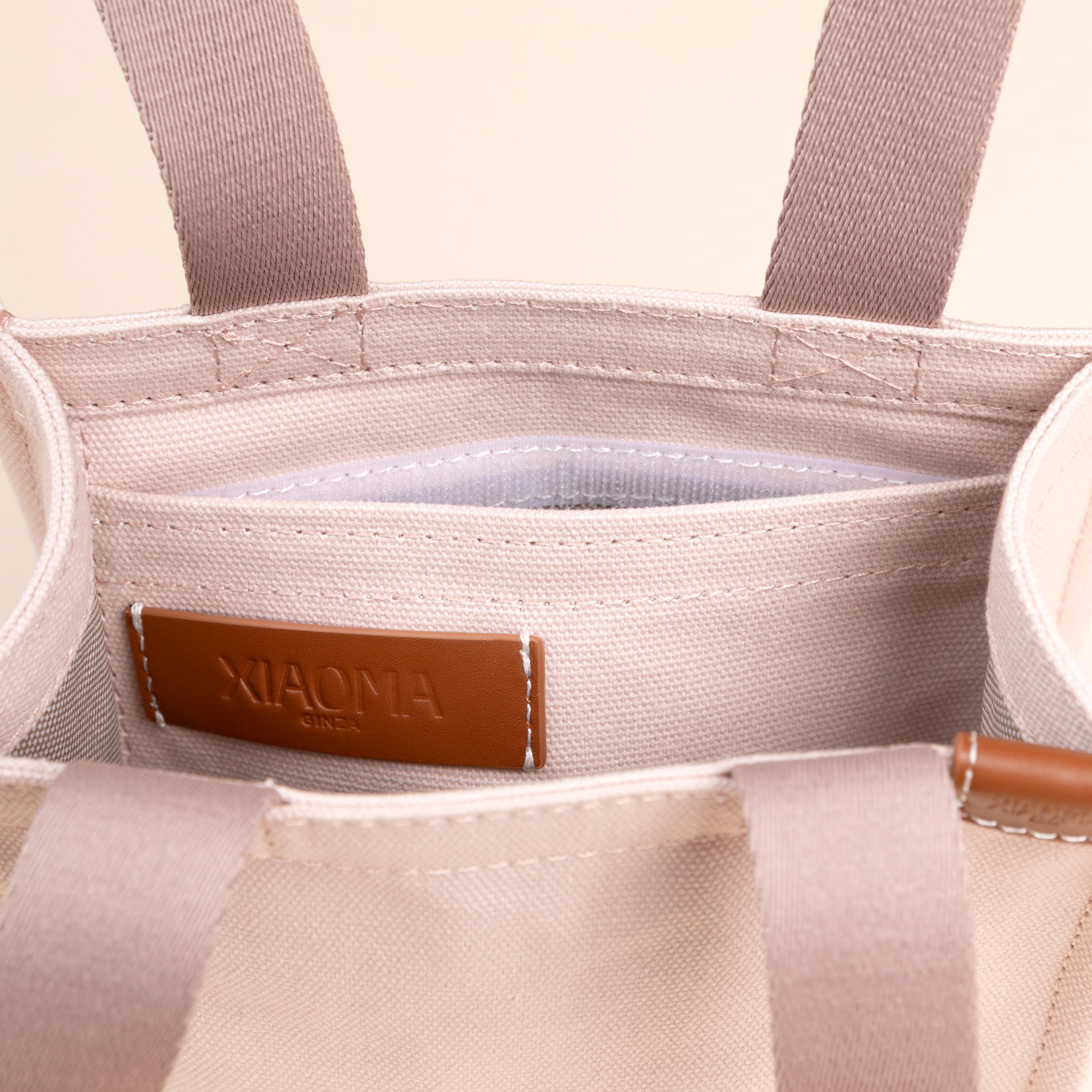 Brand New ( Rank N ) XIAOMA Travel Delight Mini Shopper Tote Smokey Purple Canvas - 6