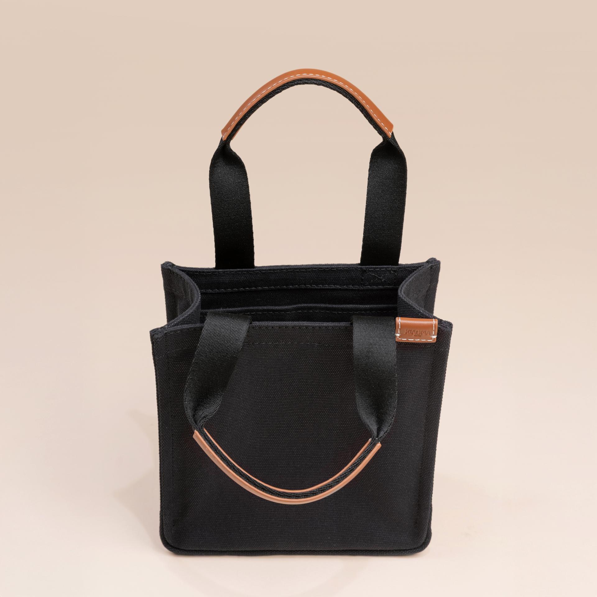 Brand New ( Rank N ) XIAOMA Travel Delight Mini Shopper Tote Dark Sapphire Blue Canvas - 5