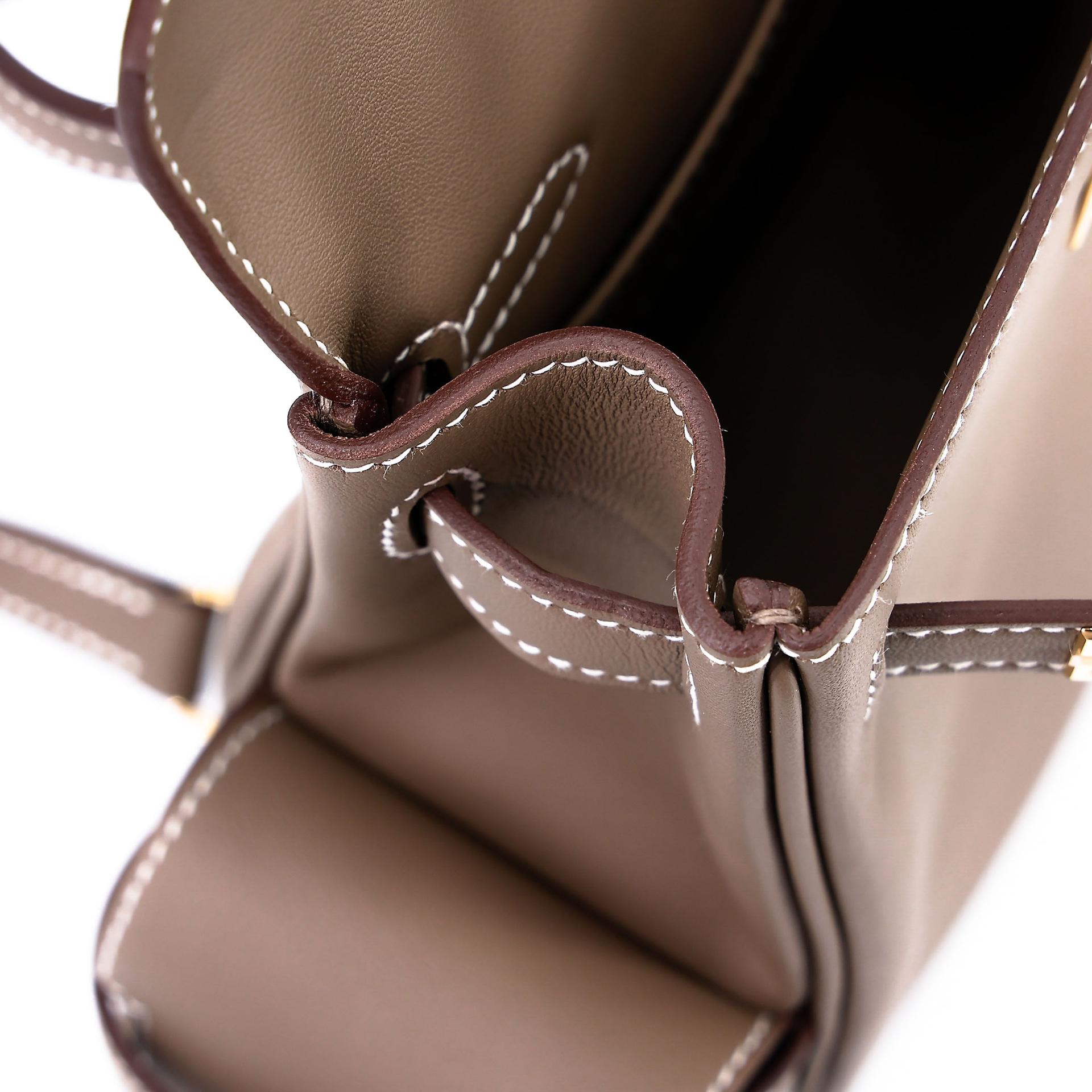 Brand New ( Rank N ) HERMÈS Kelly Jump Etoupe (18) Swift Gold hardware K (2025) - 25
