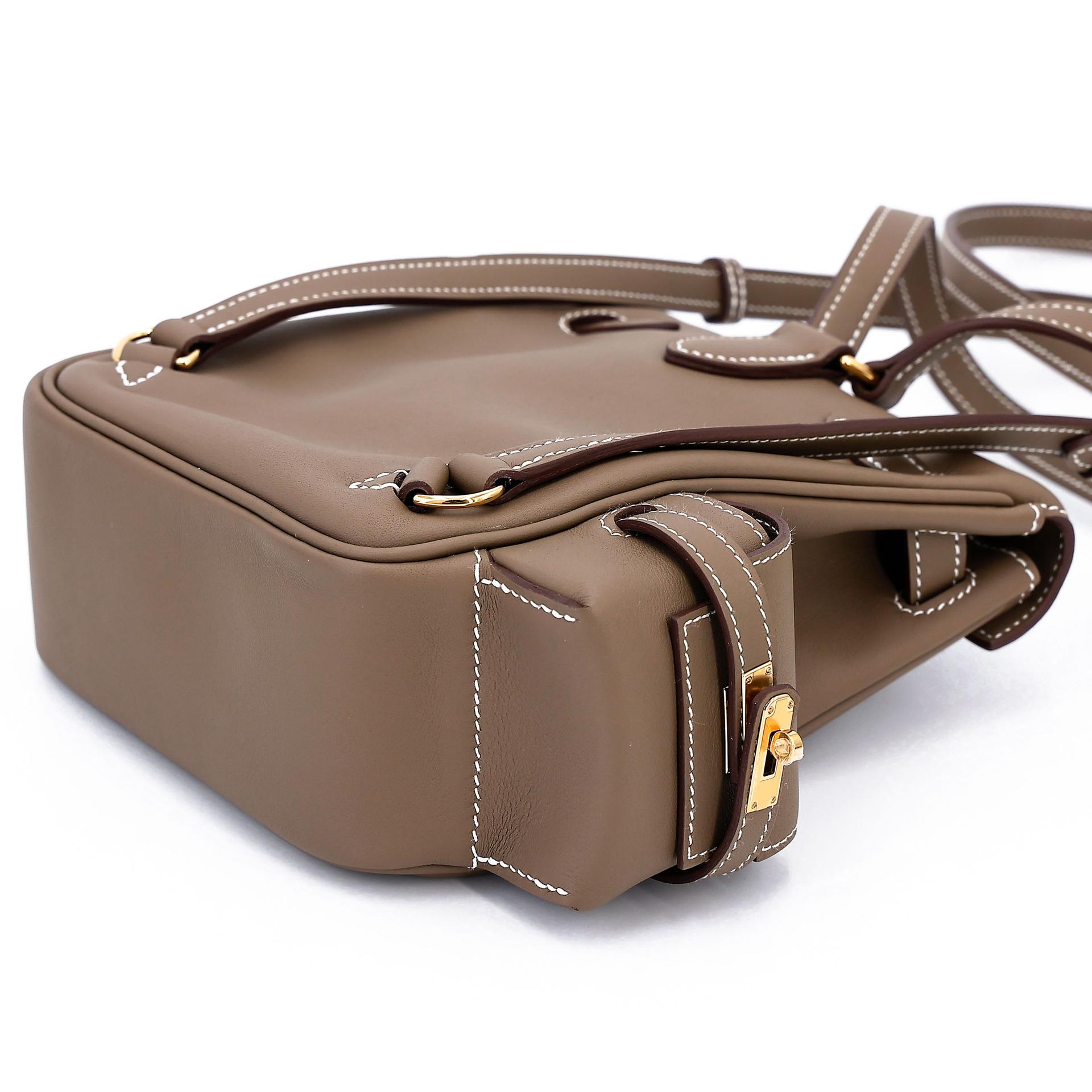 Brand New ( Rank N ) HERMÈS Kelly Jump Etoupe (18) Swift Gold hardware K (2025) - 15