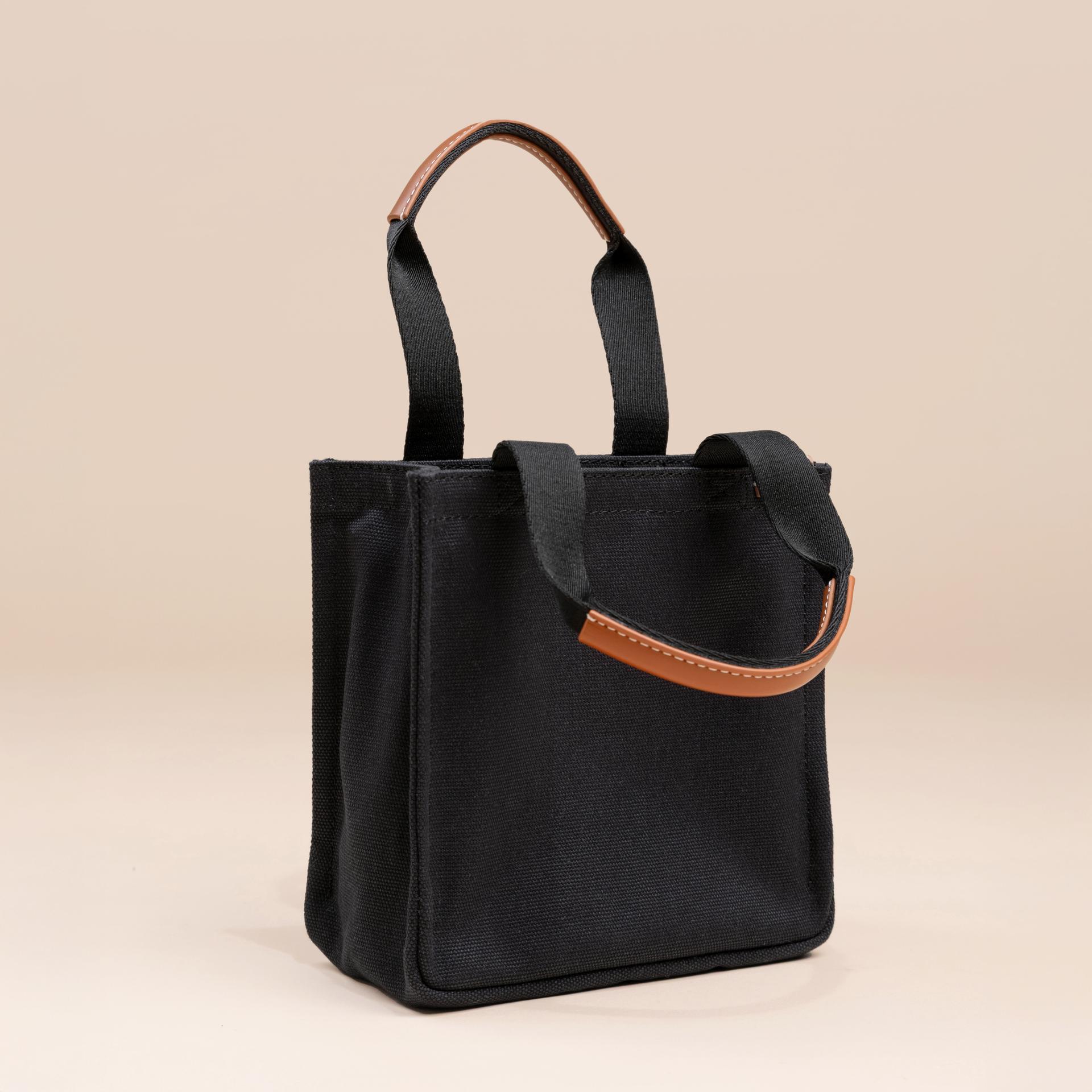 Brand New ( Rank N ) XIAOMA Travel Delight Mini Shopper Tote Dark Sapphire Blue Canvas - 3