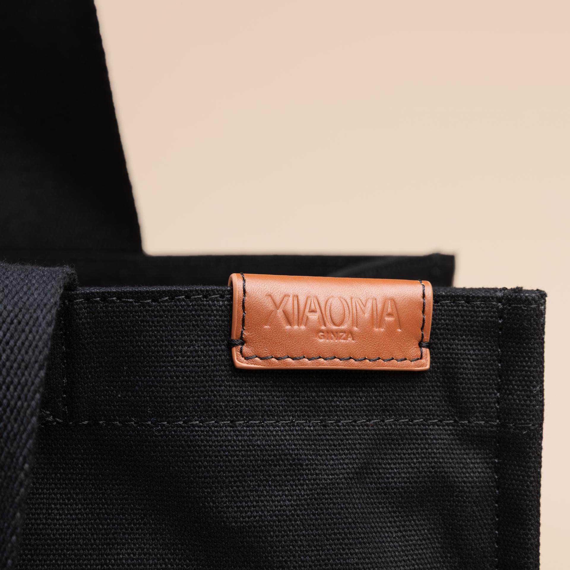 Brand New ( Rank N ) XIAOMA Travel Delight L Shopper Tote Black Canvas - 3