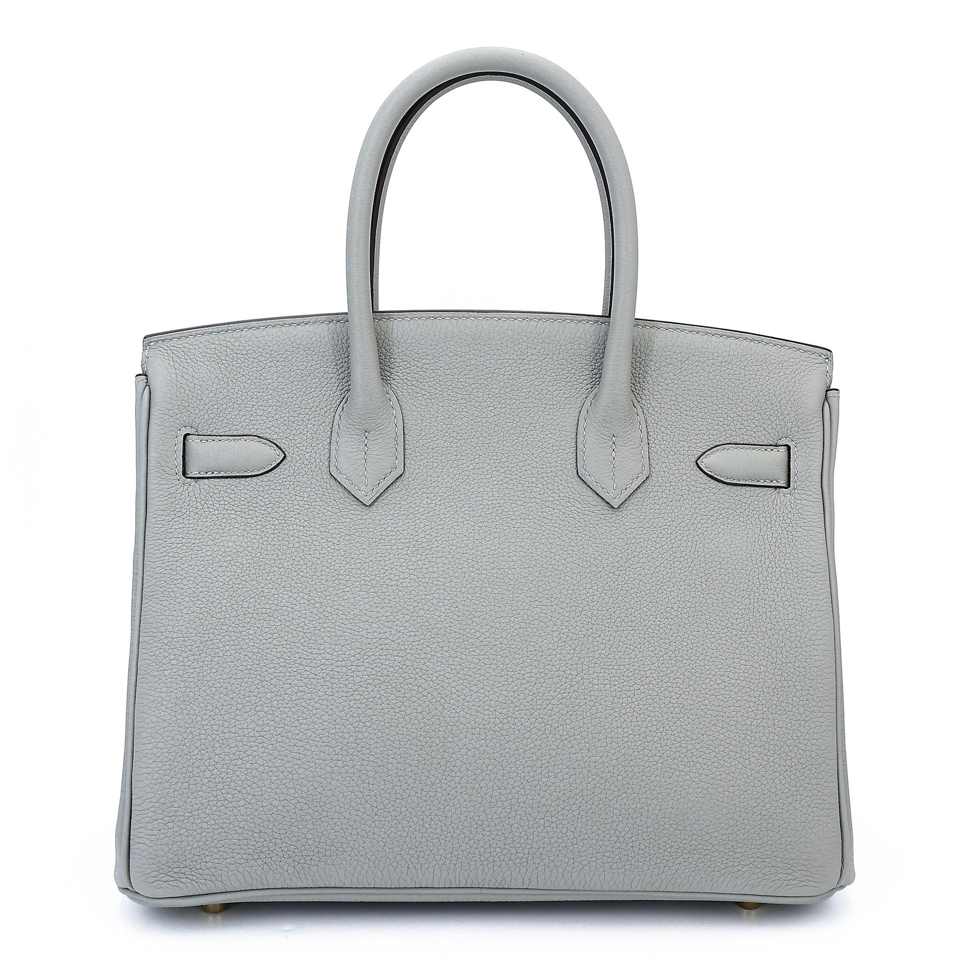 Unused ( Rank NS ) HERMÈS Birkin 30 Gris Mouette (4Z) Togo Gold hardware W (2024) - 2