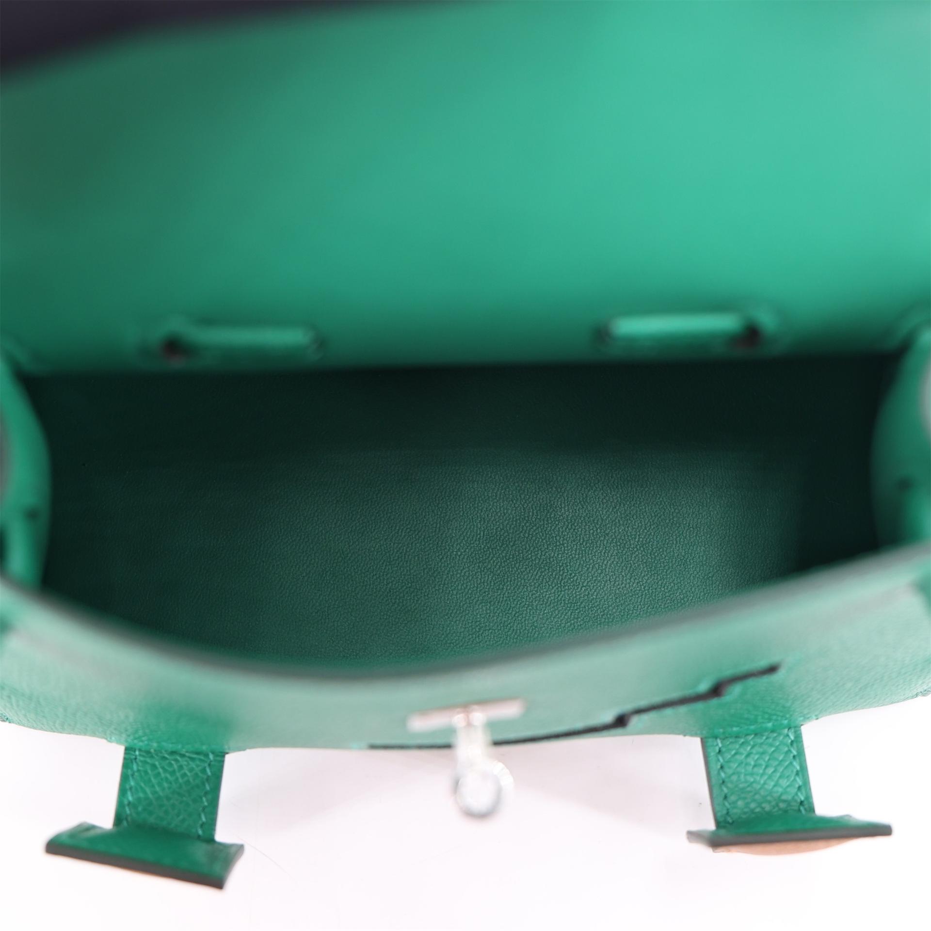 ランク NS 未使用品 HERMÈS エルメス ケリードール ピクト ヴェールヴェルティゴ (U4) グリミスティ (H0) ゴールド (37) ブルーザンジバル (B3) エプソン シルバー金具 W刻印 (2024) - 10