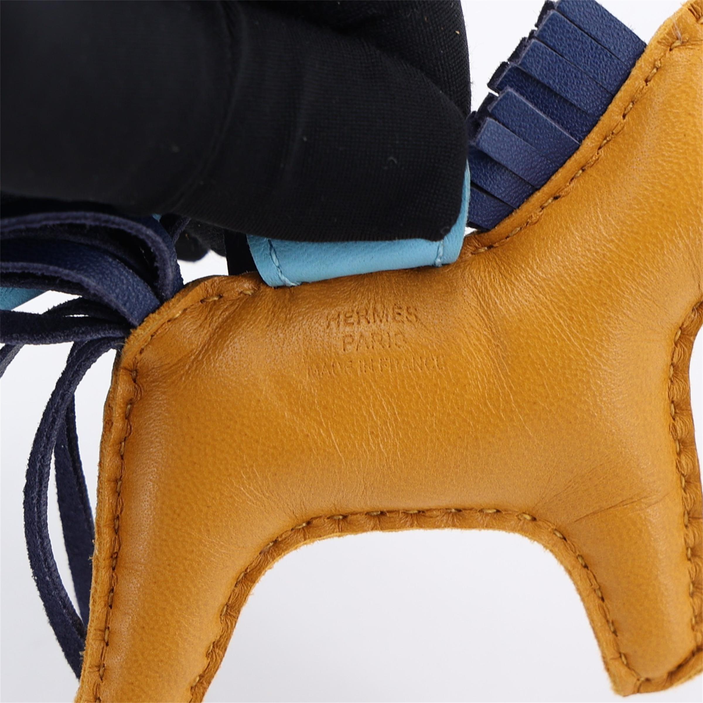 ランク A HERMÈS エルメス ロデオPM ジョーヌドール (9V) セレステ (7N) ブルードマルト (7L) スイフト D刻印 (2019) - 4
