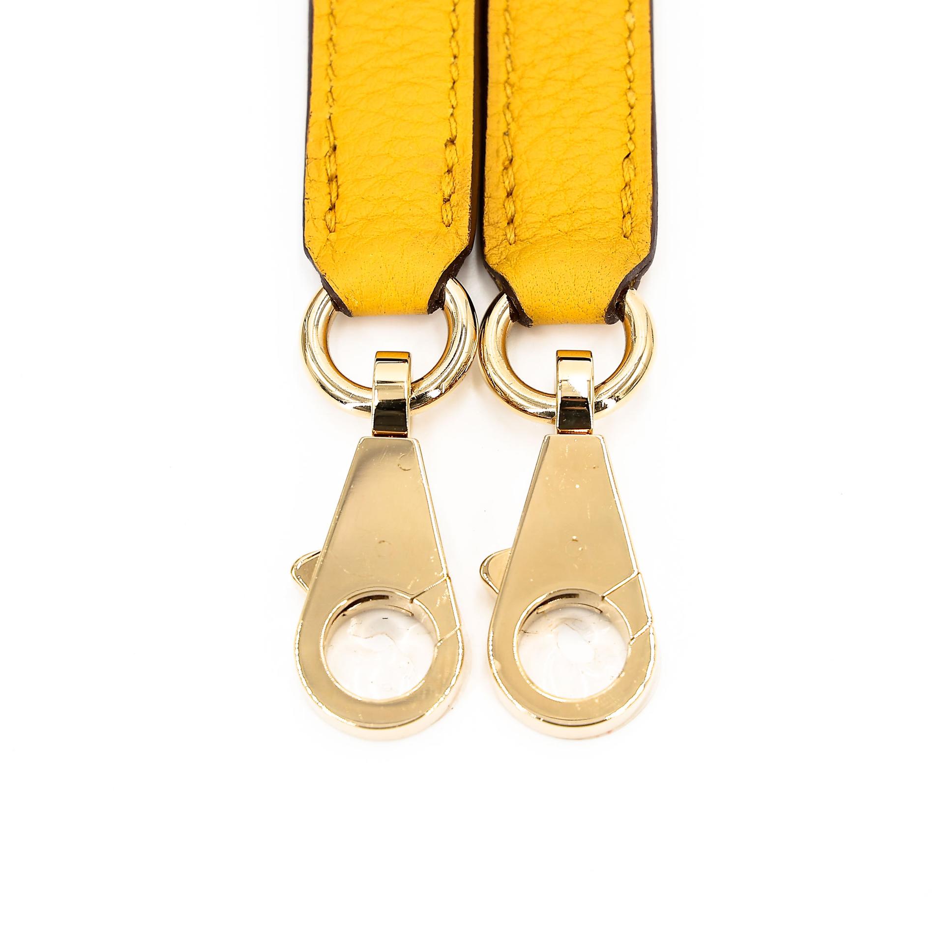 Excellent ( Rank SA ) HERMÈS Special Order Kelly 25 HSS Trench (S2) Jaune Ambre (9D) Togo Permabrass hardware D (2019) - 19