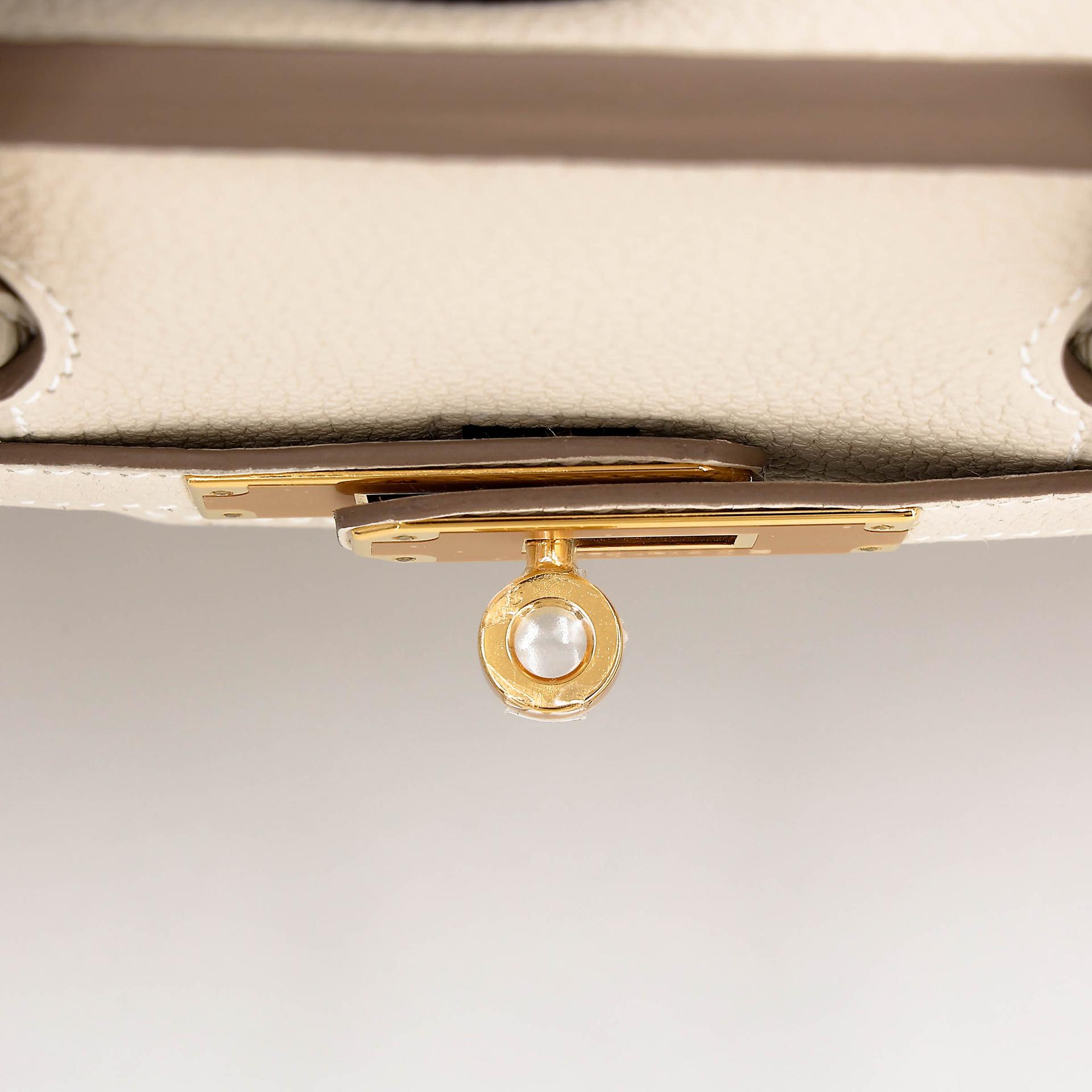 Brand New ( Rank N ) HERMÈS Birkin 30 Craie (10) Togo Gold hardware K (2025) - 10
