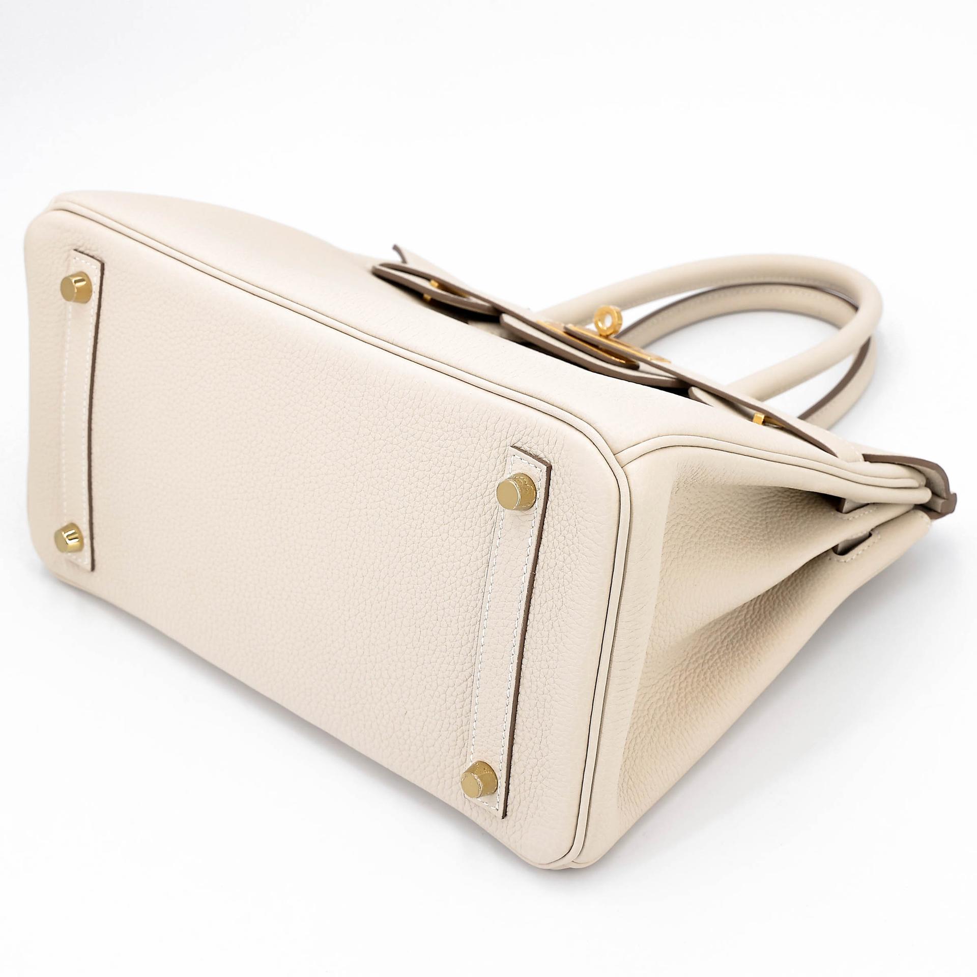 Brand New ( Rank N ) HERMÈS Birkin 30 Craie (10) Togo Gold hardware K (2025) - 4