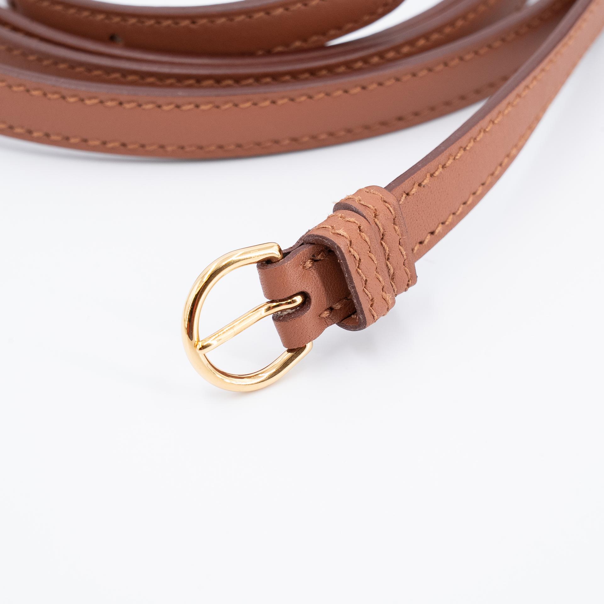Excellent ( Rank SA ) HERMÈS 24/24 - 21 mini Gold (37) Evercolor Swift Gold hardware Z (2021) - 17