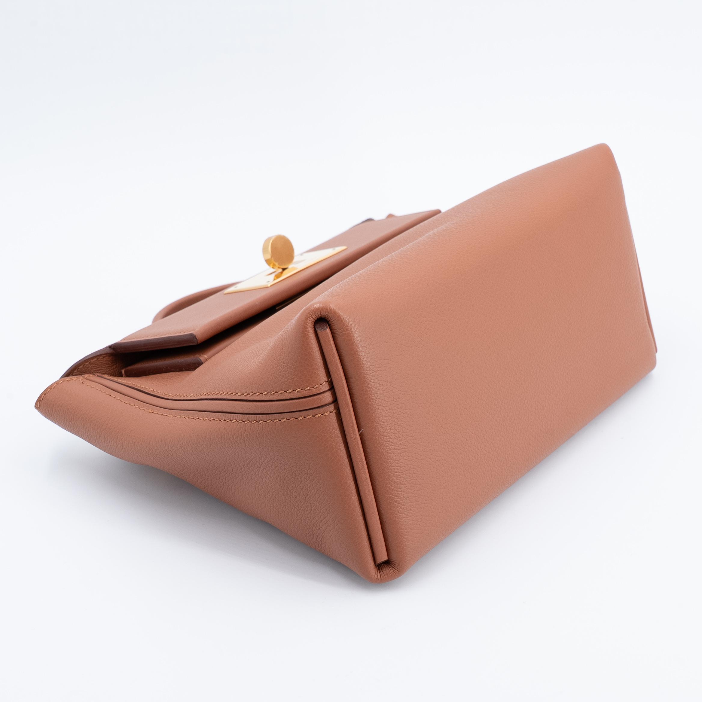 Excellent ( Rank SA ) HERMÈS 24/24 - 21 mini Gold (37) Evercolor Swift Gold hardware Z (2021) - 4