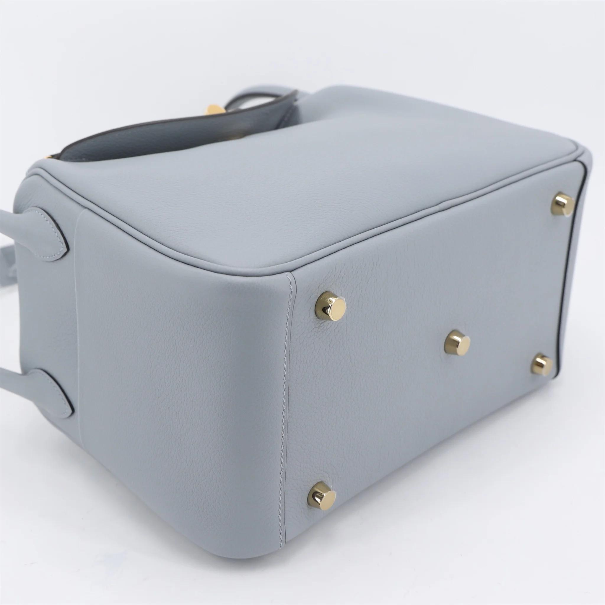 Brand New ( Rank N ) HERMÈS Lindy 26 Gris Pantin (P0) Evercolor Palladium hardware K (2025) - 4