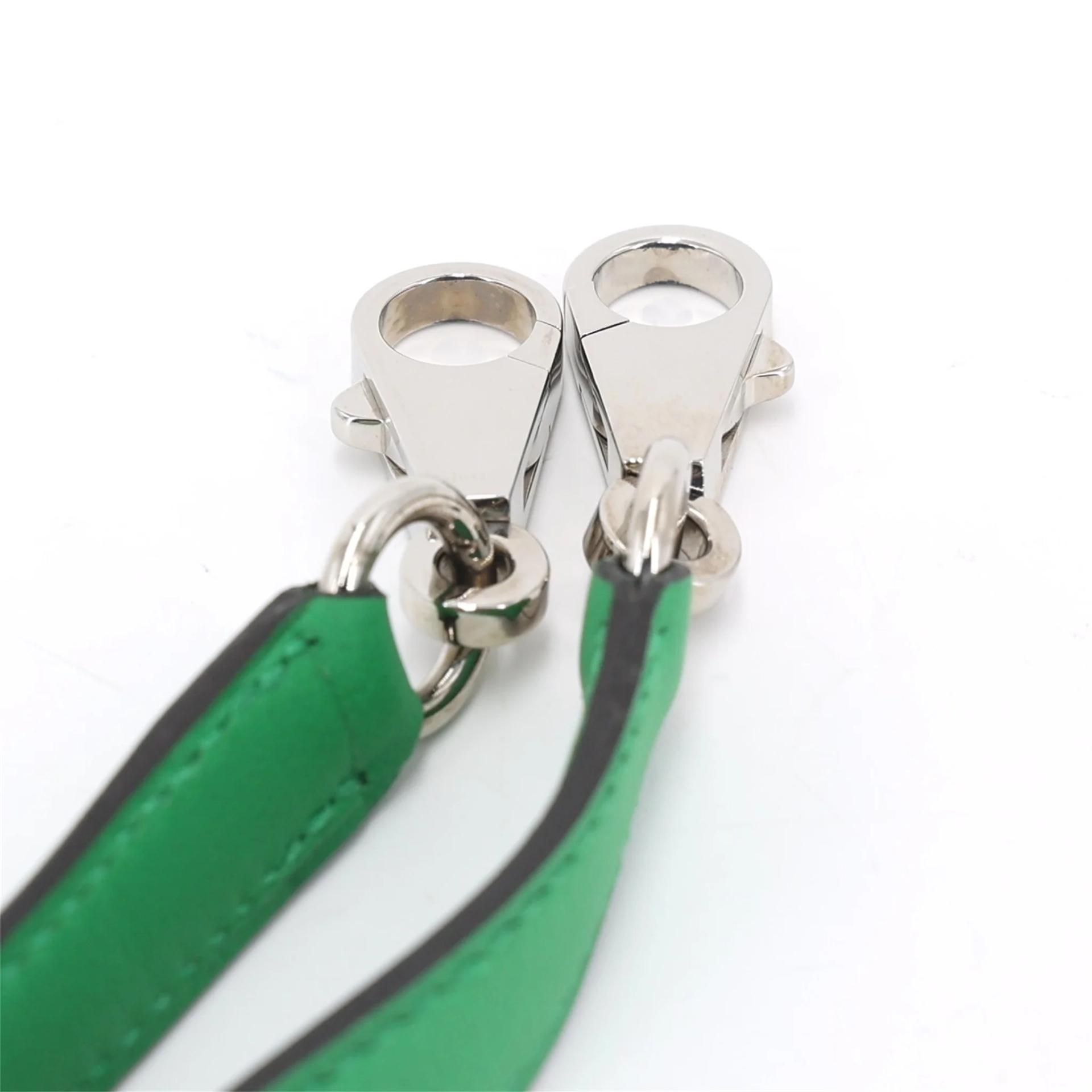 Very Good ( Rank A) HERMÈS Kelly Ghillies 32 Bamboo (1K) Togo Swift Palladium hardware R (2014) - 20