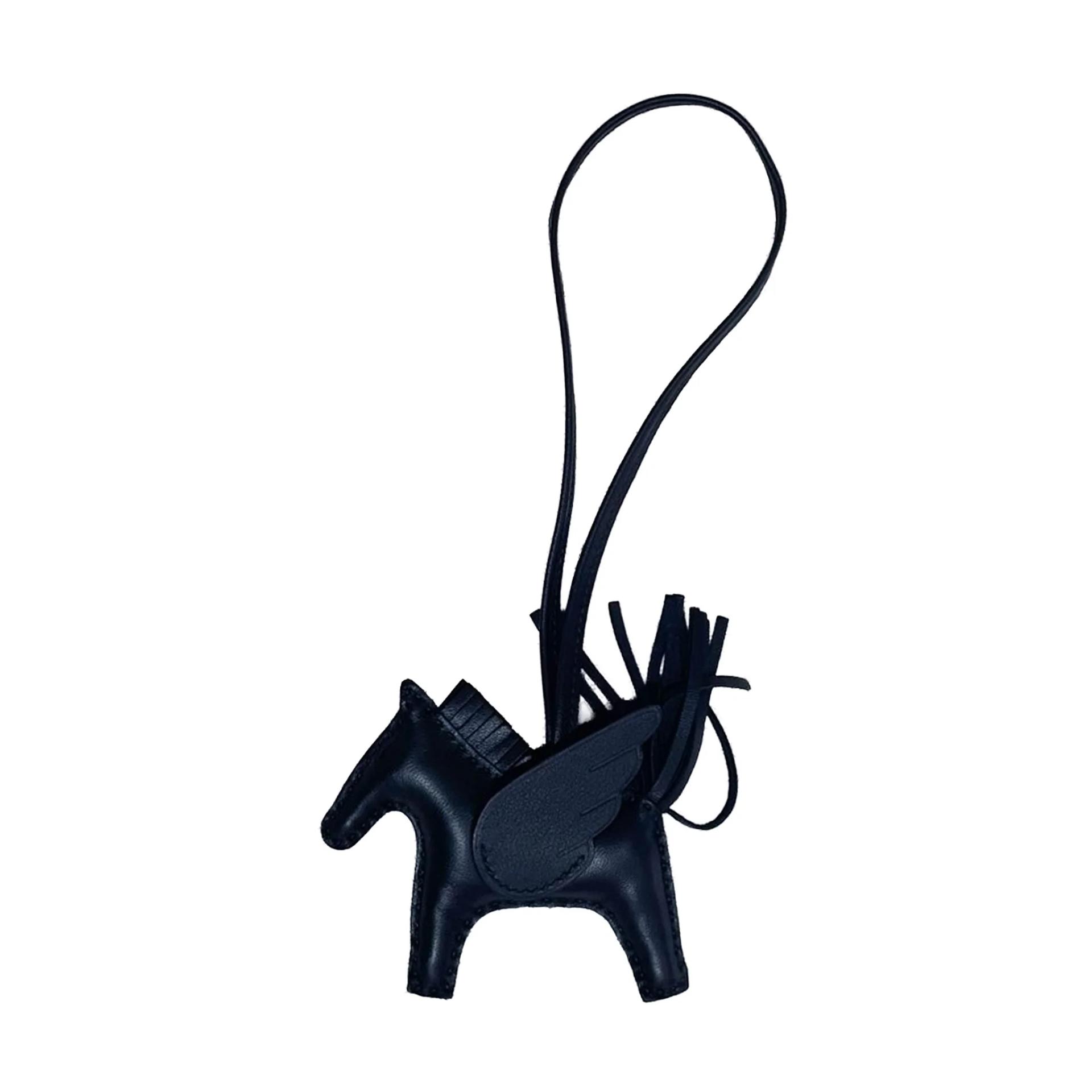 Excellent ( Rank SA ) HERMÈS Rodeo Pegase PM Noir (89) Agneau B (2023) - 1