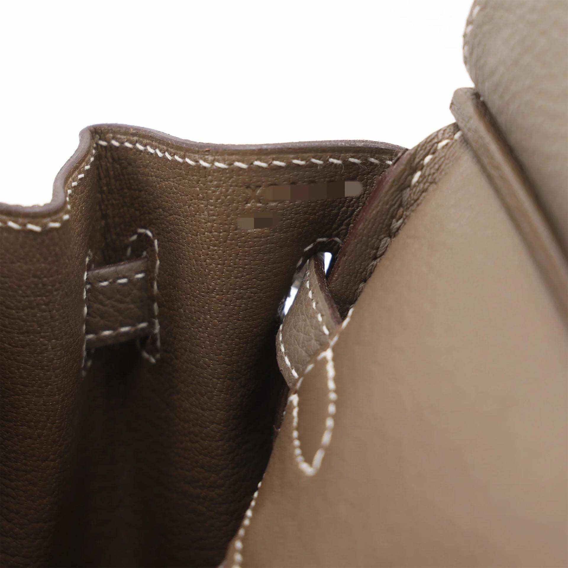 ランク A HERMÈS エルメス バーキン25 エトゥープ (18) トゴ ゴールド金具 X刻印 (2016) - 16