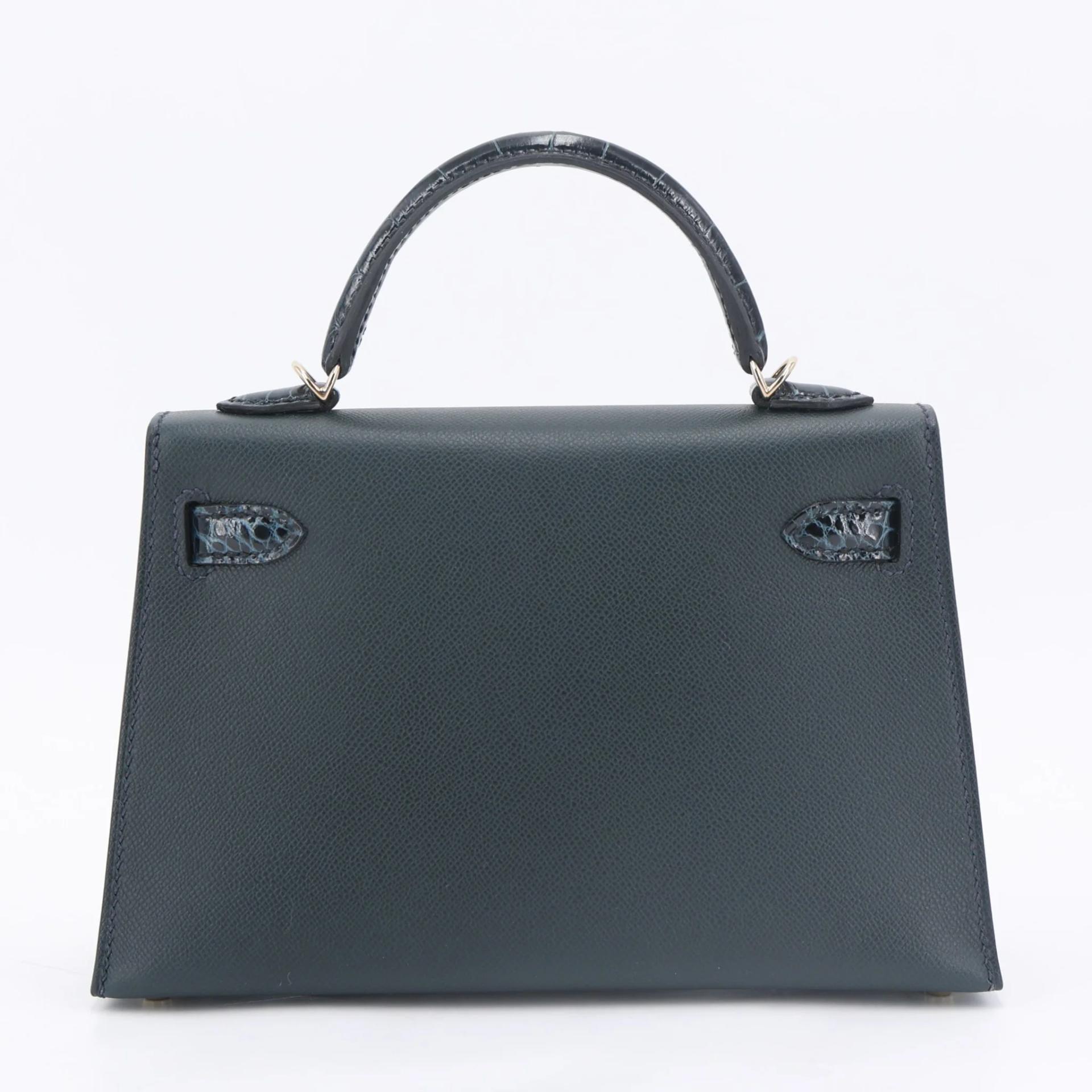 Mini Kelly II Touch Vert Rousseau (V0) | GINZA XIAOMA