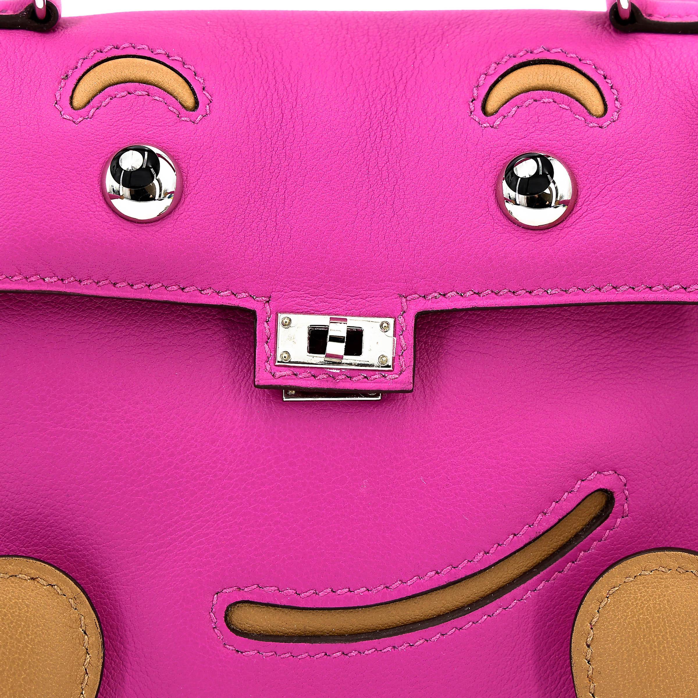 ランク NS 未使用品 HERMÈS エルメス 限定品 ケリードール マグノリア (9I) ビスキュイ (4B) スイフト シルバー金具 D刻印 (2019) - 16