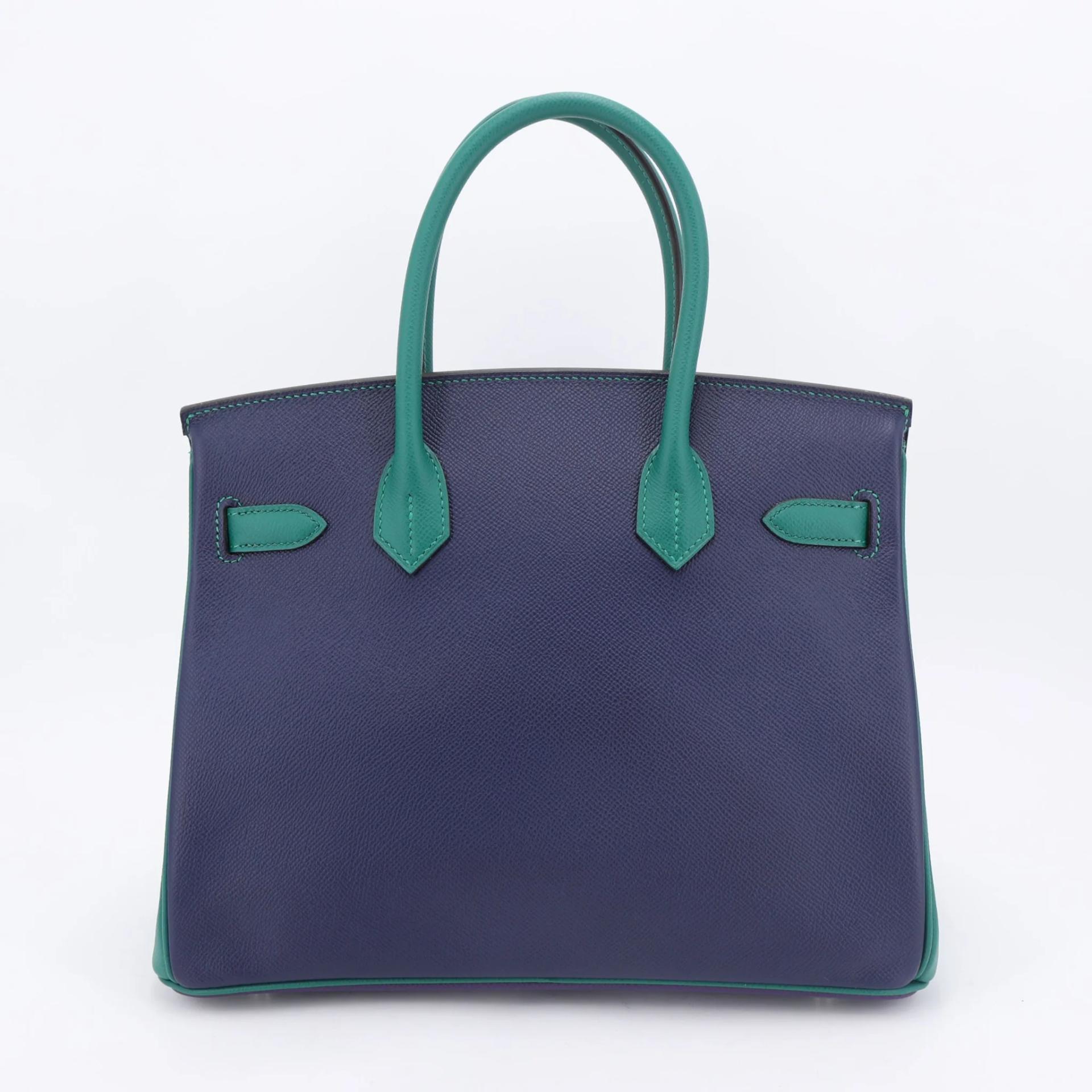 Birkin 30 9K 鳶尾紫 Iris Z6 孔雀綠 Malachite 73 寶石藍 Bleu Saphir
