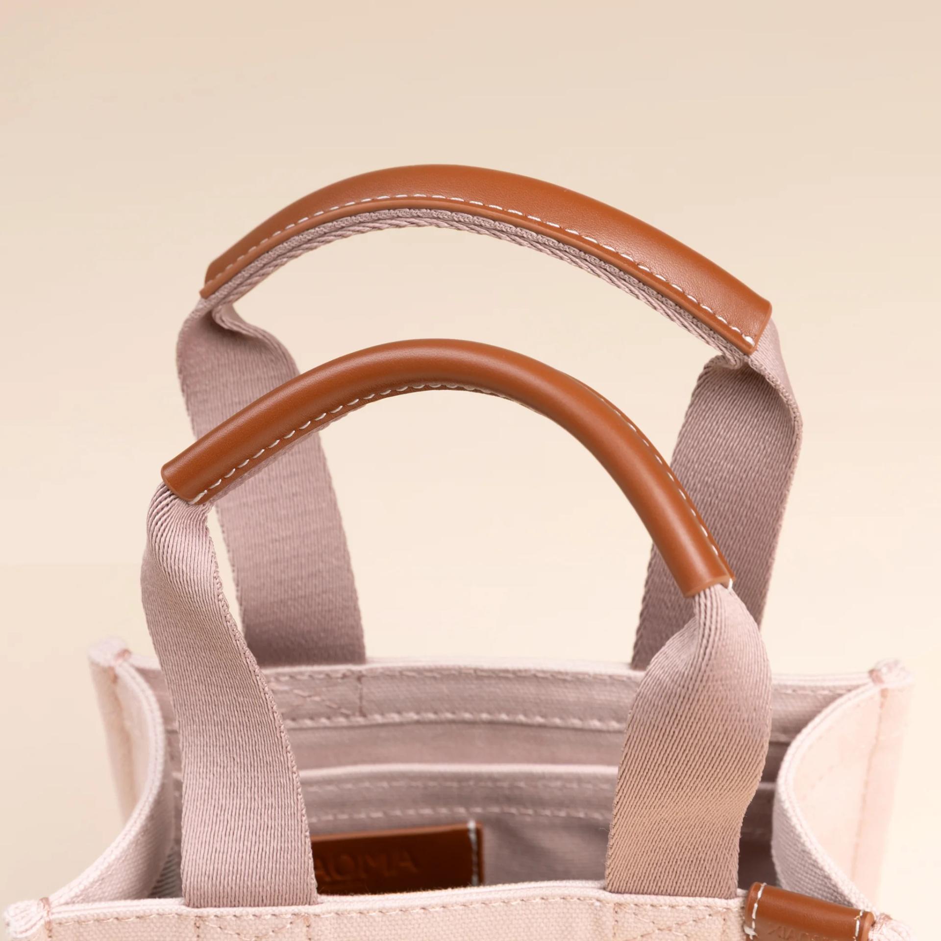 Brand New ( Rank N ) XIAOMA Travel Delight Mini Shopper Tote Smokey Purple Canvas - 5