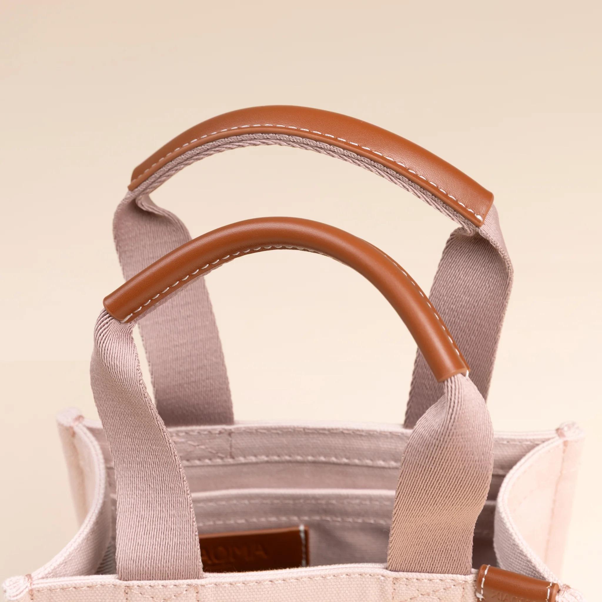 Brand New ( Rank N ) XIAOMA Travel Delight Mini Shopper Tote Smokey Purple Canvas - 5