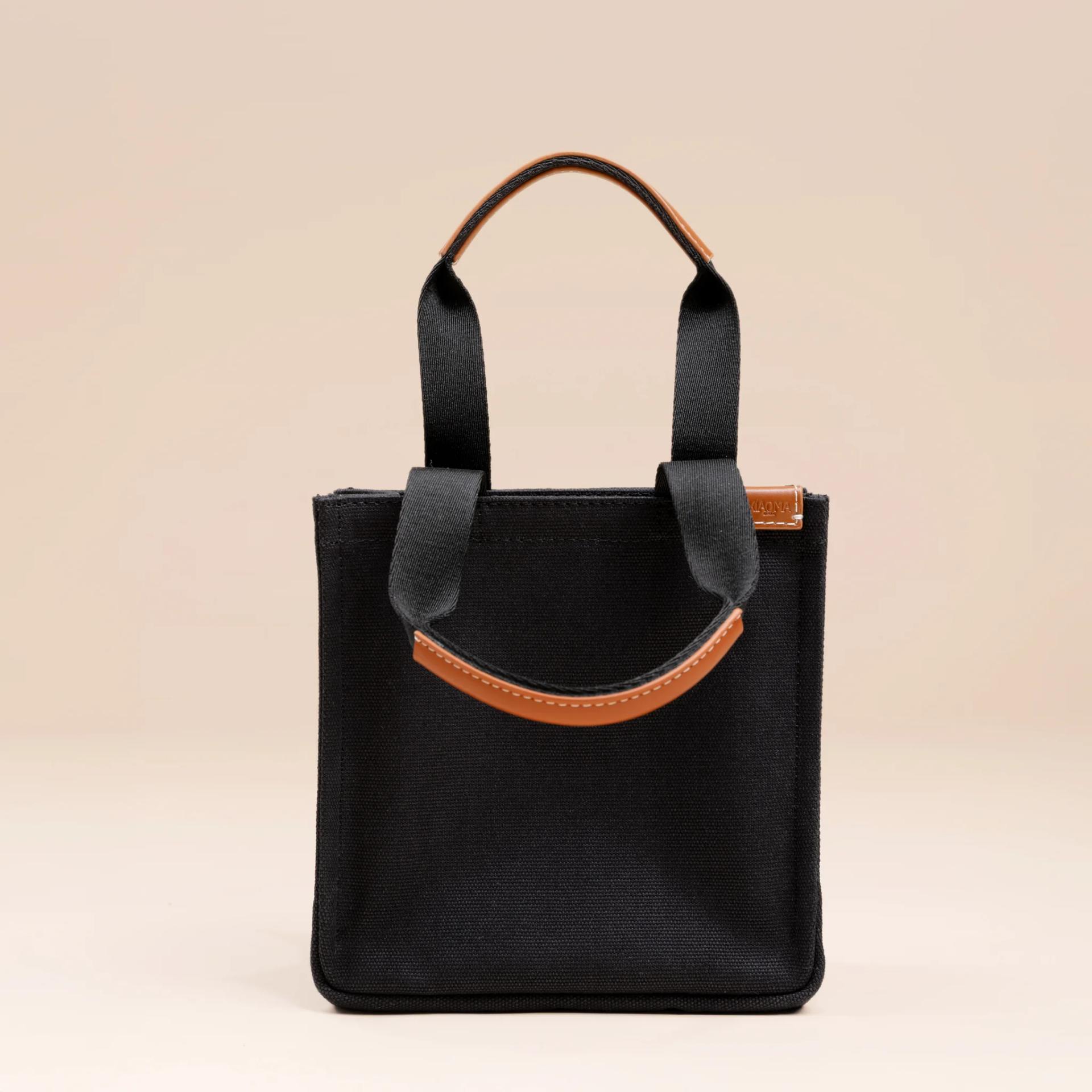 Brand New ( Rank N ) XIAOMA Travel Delight Mini Shopper Tote Dark Sapphire Blue Canvas - 1