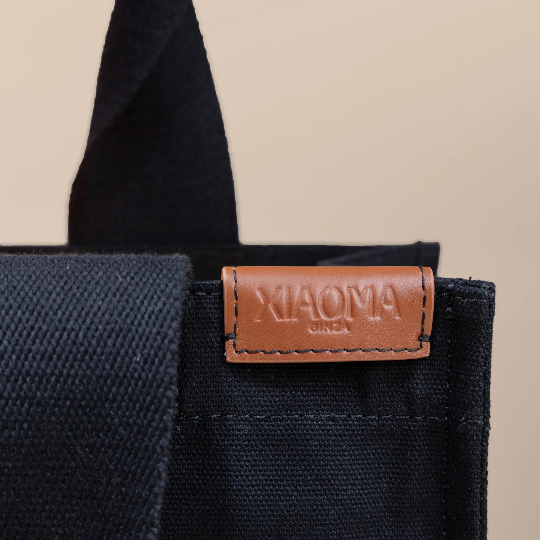 Brand New ( Rank N ) XIAOMA Travel Delight M Shopper Tote Black Canvas - 3