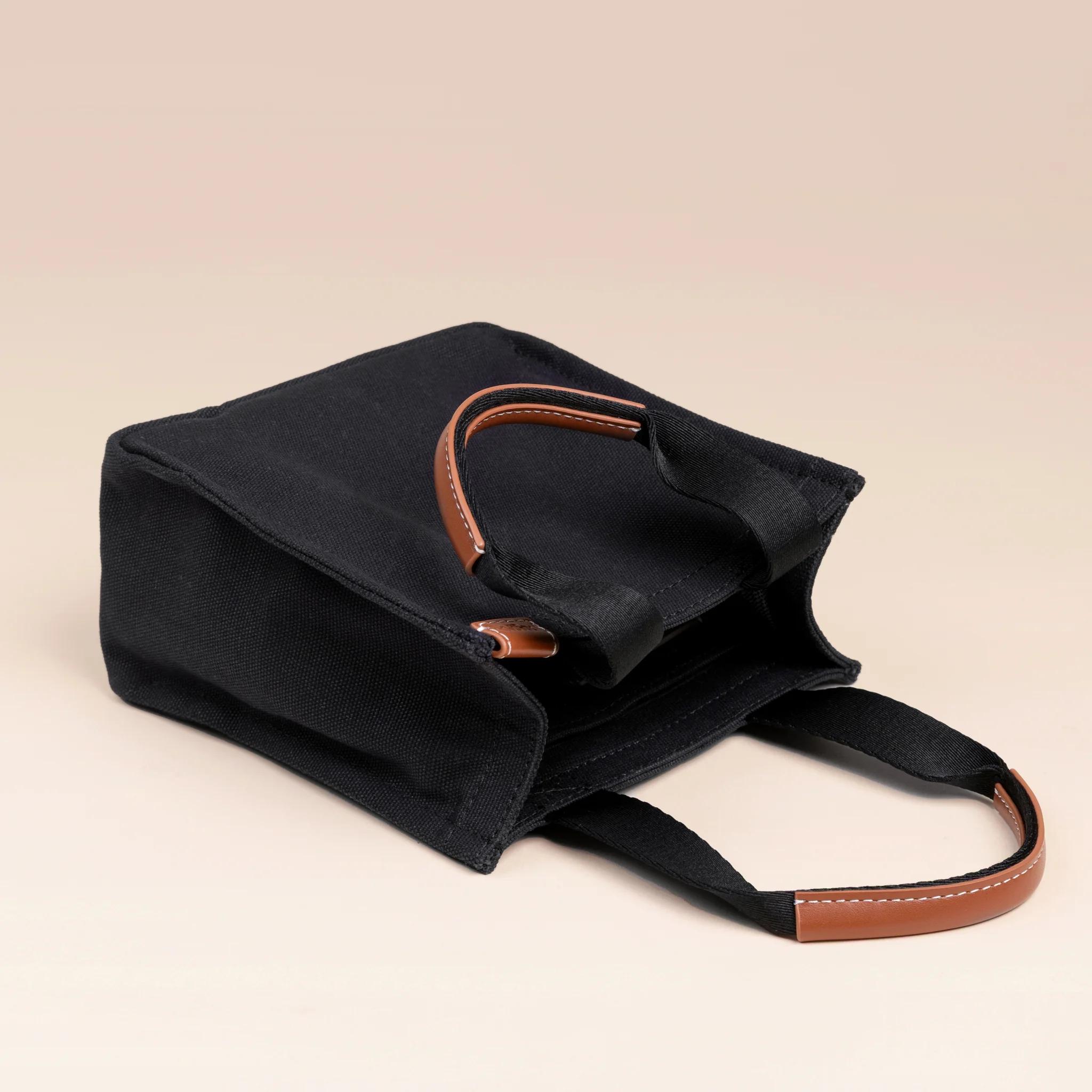 Brand New ( Rank N ) XIAOMA Travel Delight Mini Shopper Tote Dark Sapphire Blue Canvas - 7