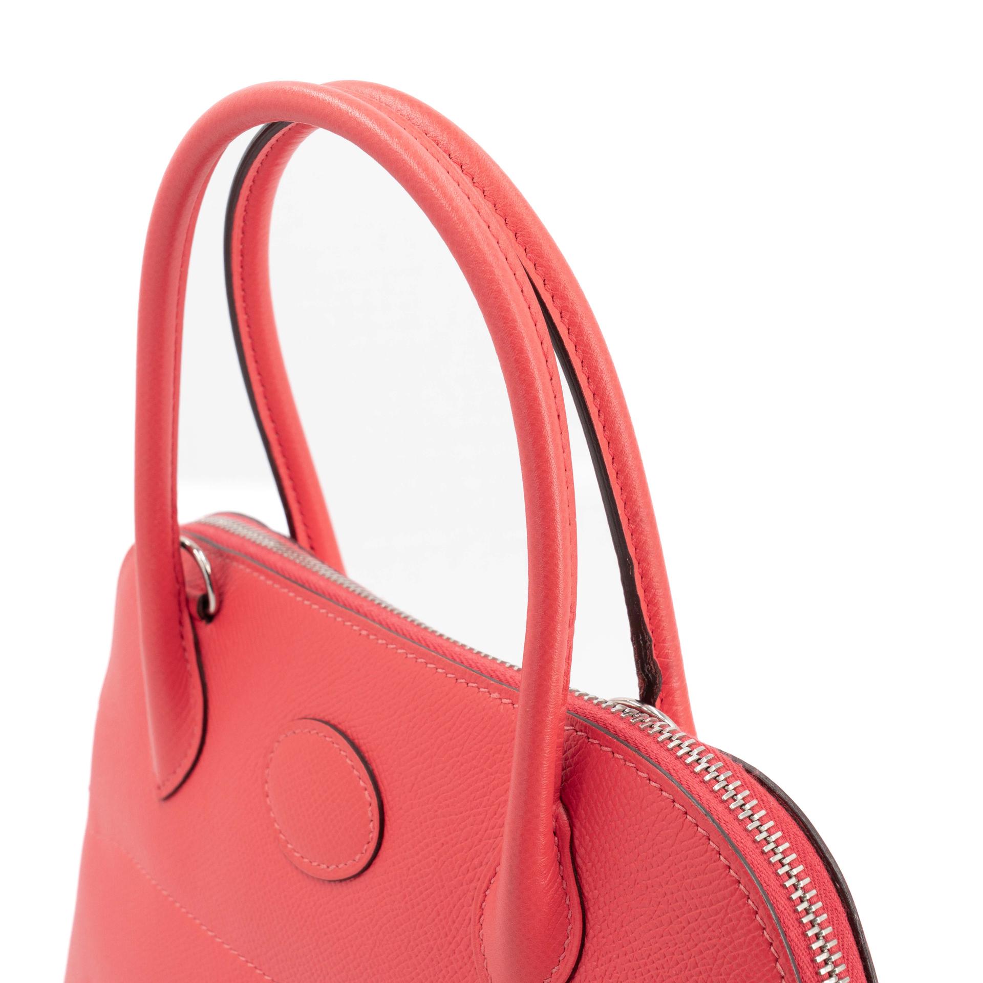 ランク AB HERMÈS エルメス ボリード27 ローズジャイプール (T5) エプソン シルバー金具 A刻印 (2017) - 3