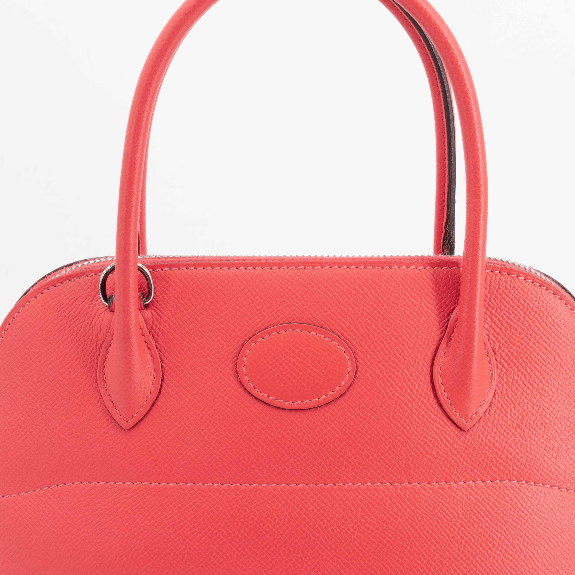 ランク AB HERMÈS エルメス ボリード27 ローズジャイプール (T5) エプソン シルバー金具 A刻印 (2017) - 18