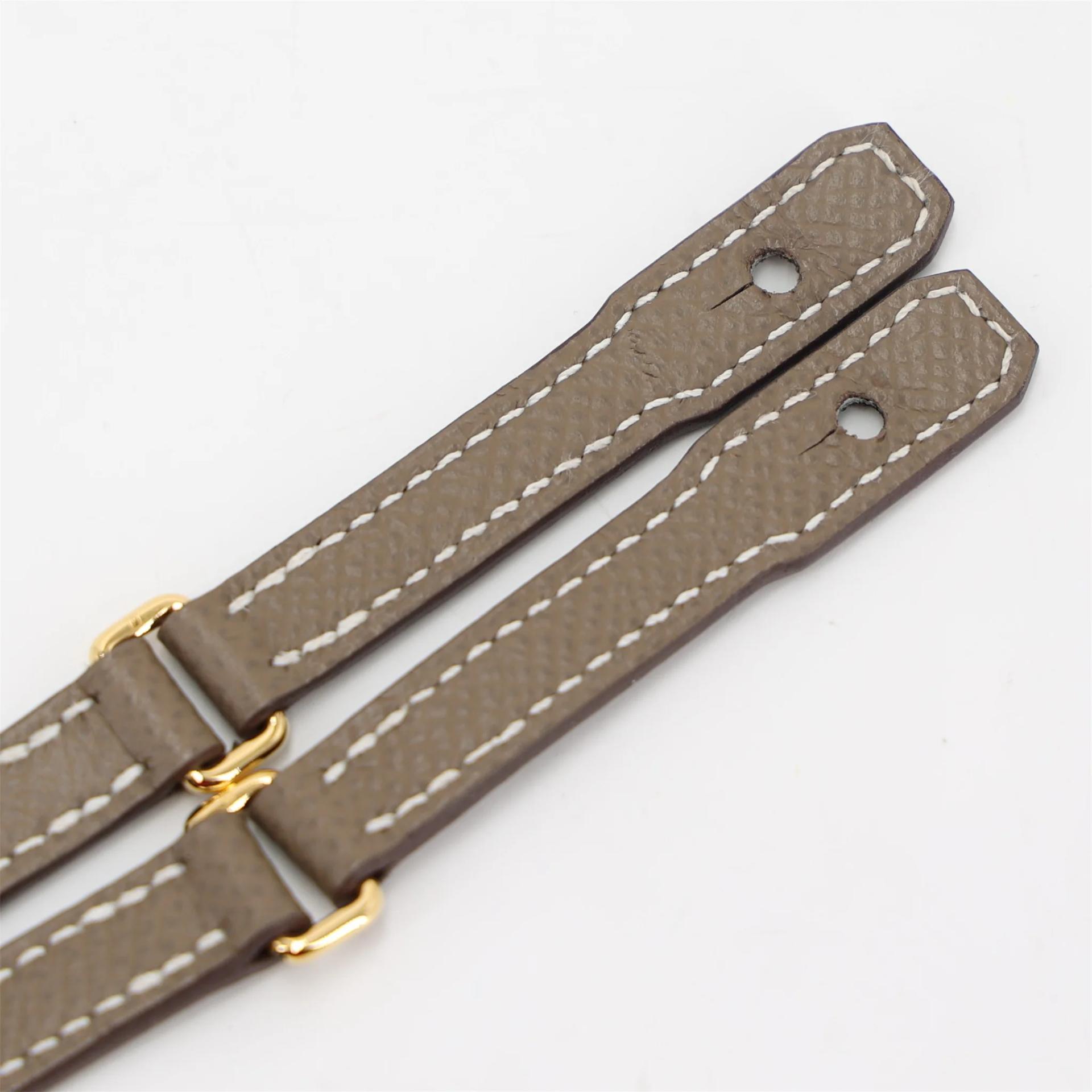 Excellent ( Rank SA ) HERMÈS Kelly To Go Wallet Etoupe (18) Epsom Gold hardware Z (2021) - 16
