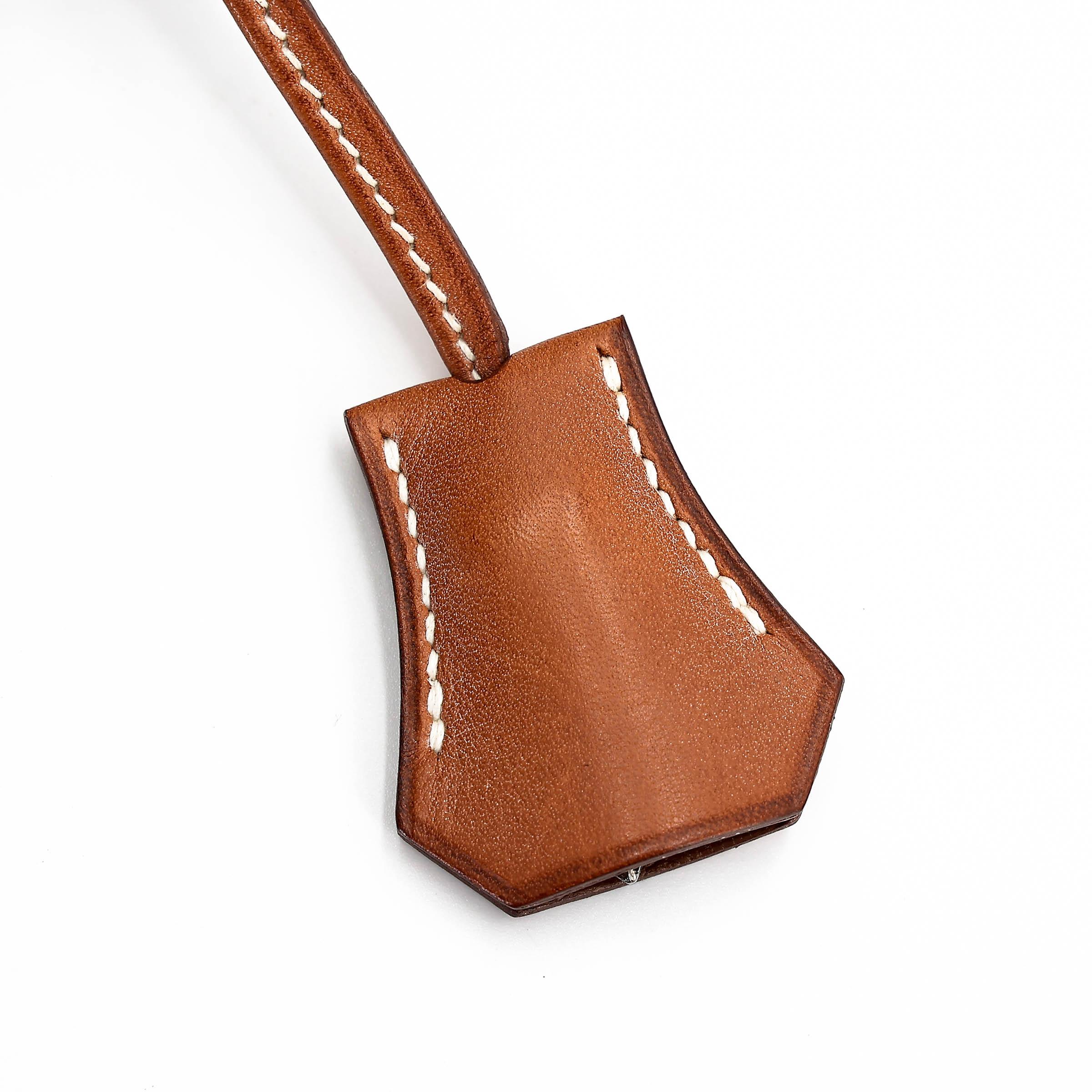 Very Good ( Rank A) HERMÈS Kelly 35 Picnic Fauve (34) Barenia Osier Wicker Palladium hardware Square O (2011) - 43