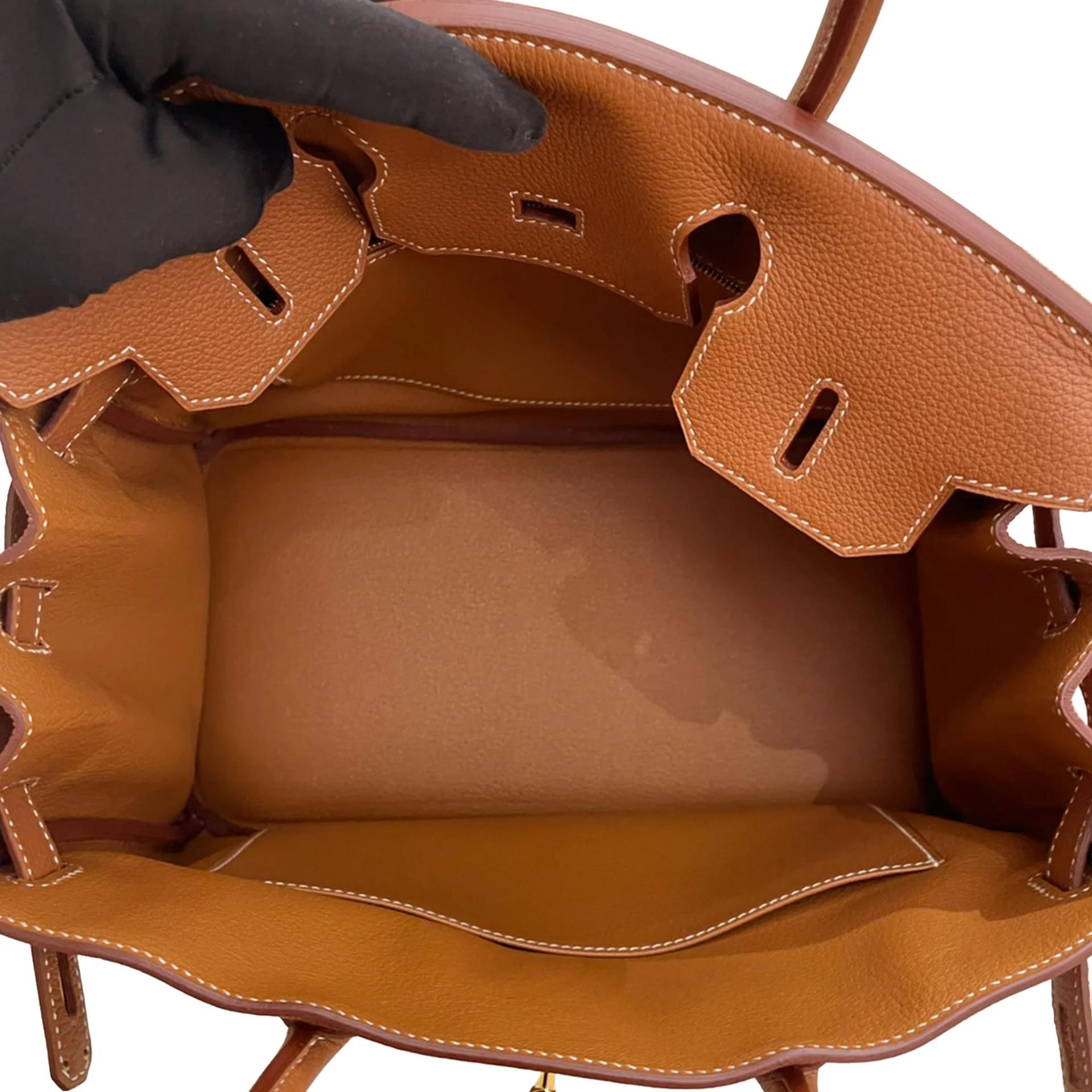 ランク NS 未使用品 HERMÈS エルメス バーキン30 ゴールド (37) トゴ ゴールド金具 A刻印 (2017) - 6