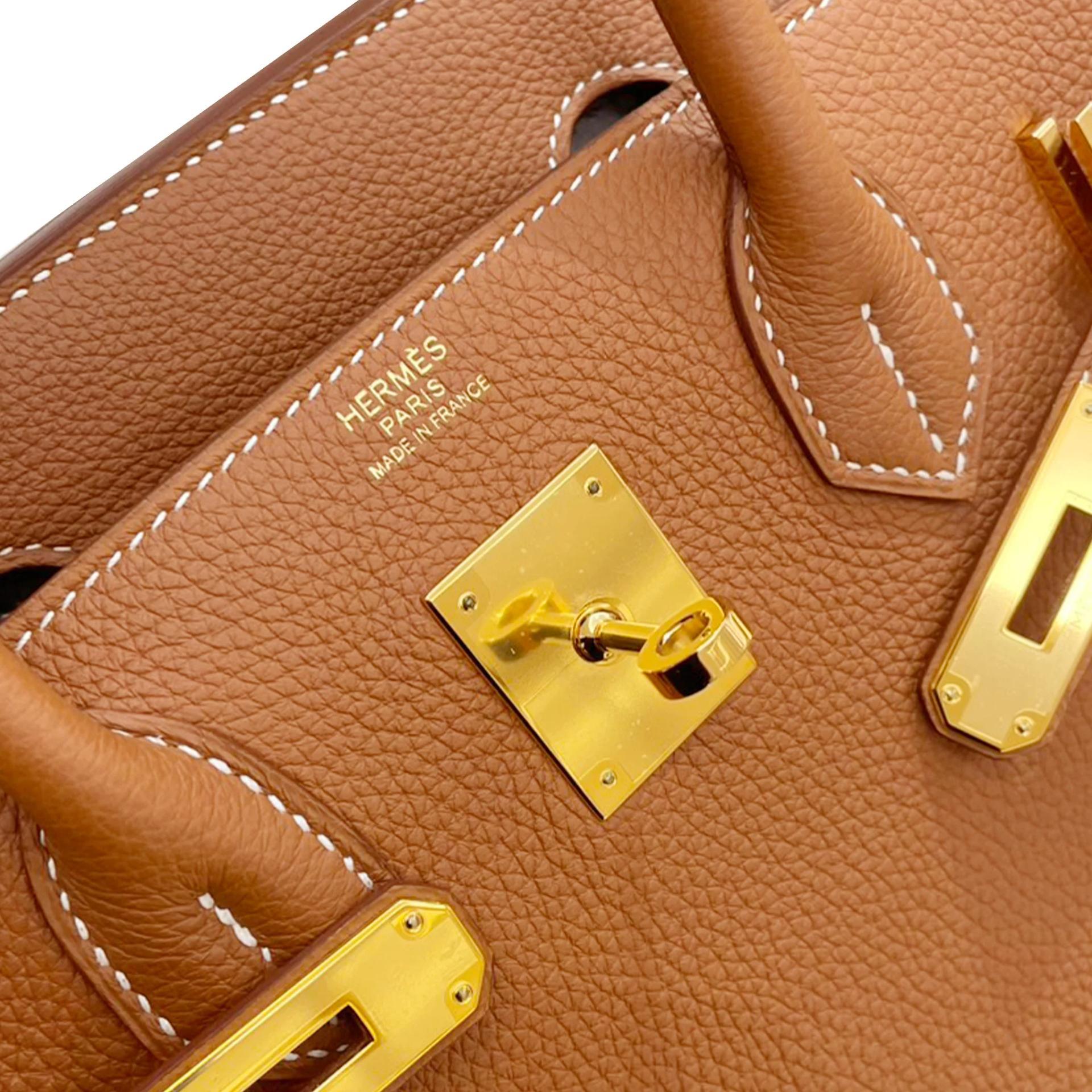 ランク NS 未使用品 HERMÈS エルメス バーキン30 ゴールド (37) トゴ ゴールド金具 A刻印 (2017) - 5