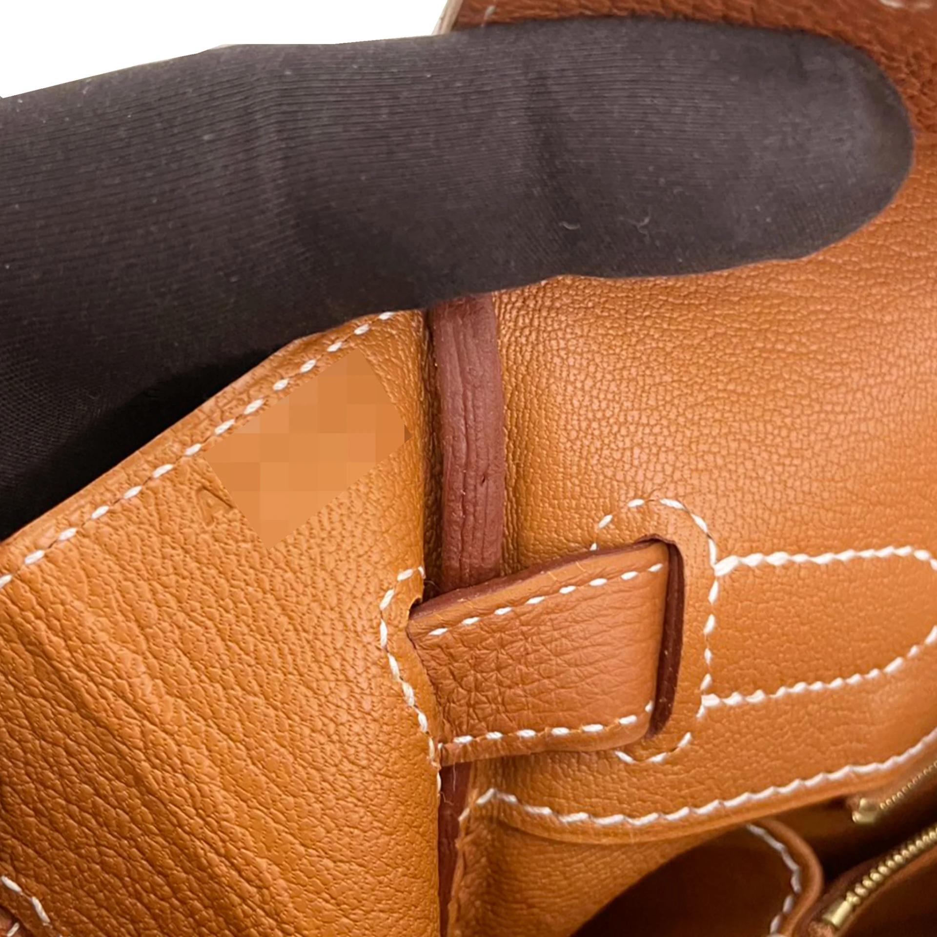 ランク NS 未使用品 HERMÈS エルメス バーキン30 ゴールド (37) トゴ ゴールド金具 A刻印 (2017) - 9