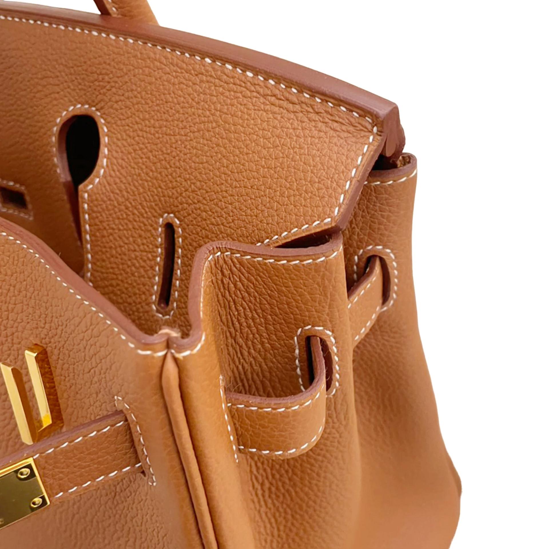 ランク NS 未使用品 HERMÈS エルメス バーキン30 ゴールド (37) トゴ ゴールド金具 A刻印 (2017) - 7
