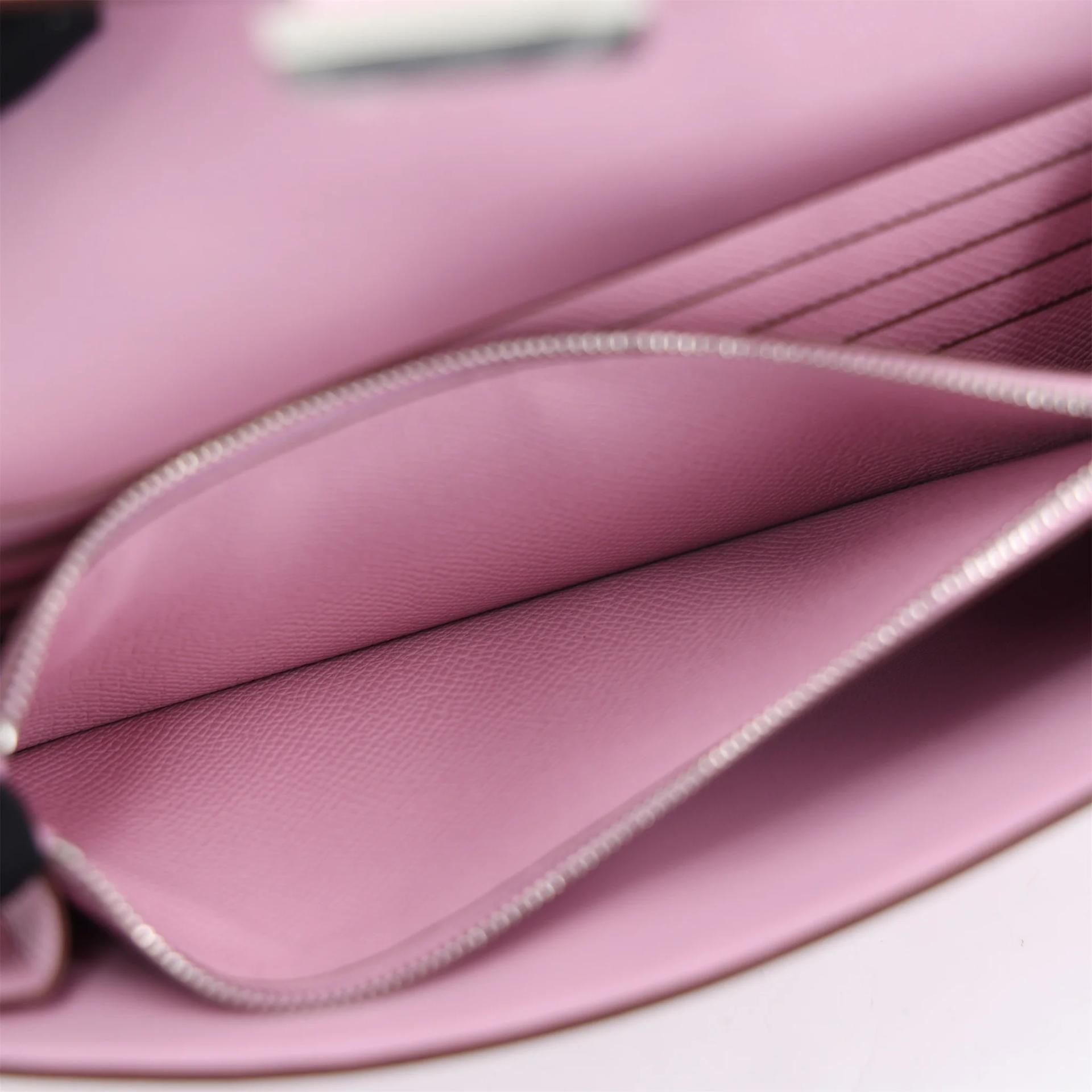 ランク N 新品 HERMÈS エルメス コンスタンスロングウォレット モーヴシルベストル (X9) エプソン シルバー金具 K刻印 (2025) - 12