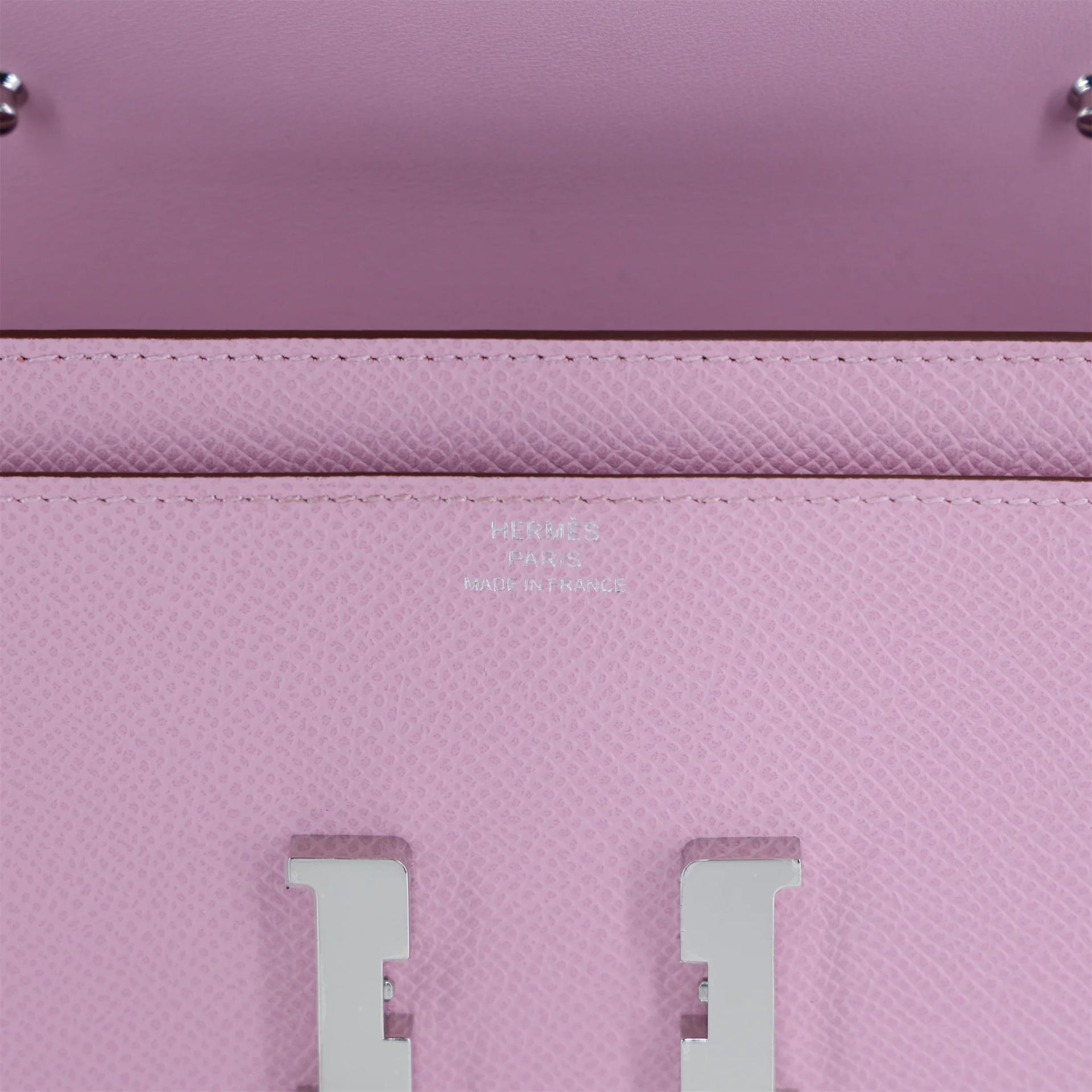 ランク N 新品 HERMÈS エルメス コンスタンスロングウォレット モーヴシルベストル (X9) エプソン シルバー金具 K刻印 (2025) - 10