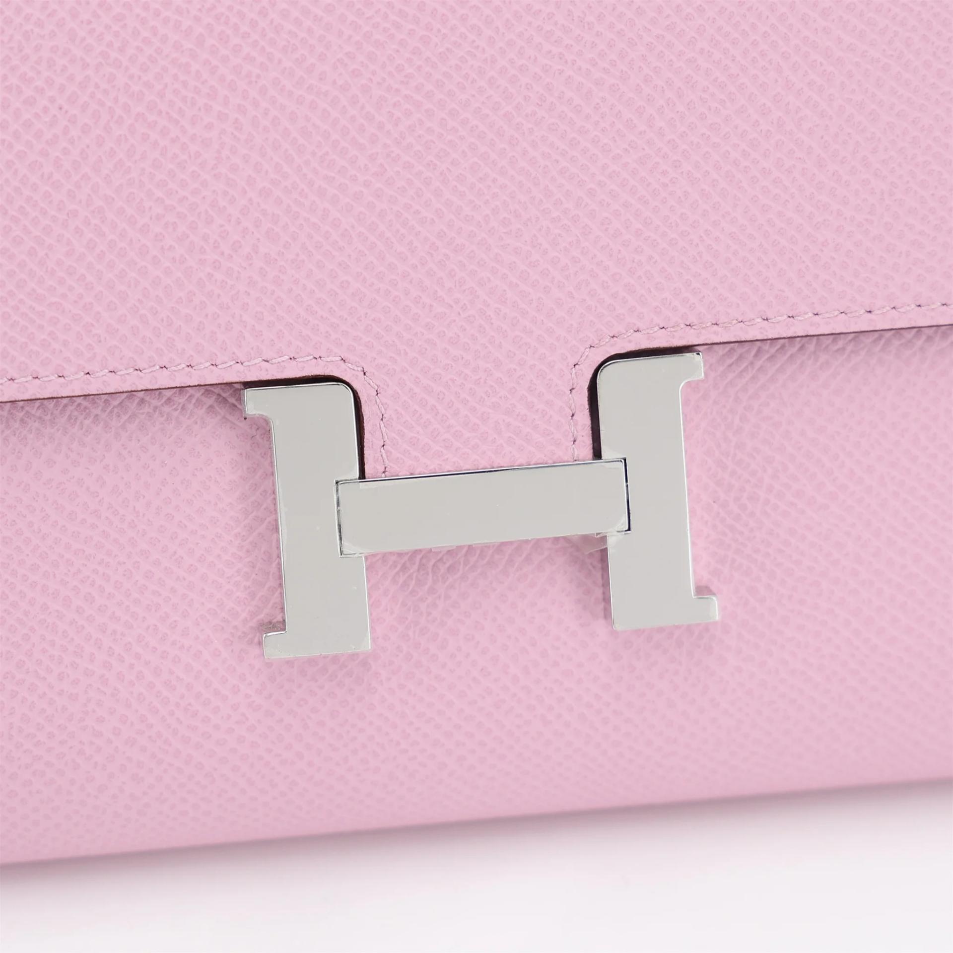 ランク N 新品 HERMÈS エルメス コンスタンスロングウォレット モーヴシルベストル (X9) エプソン シルバー金具 K刻印 (2025) - 7