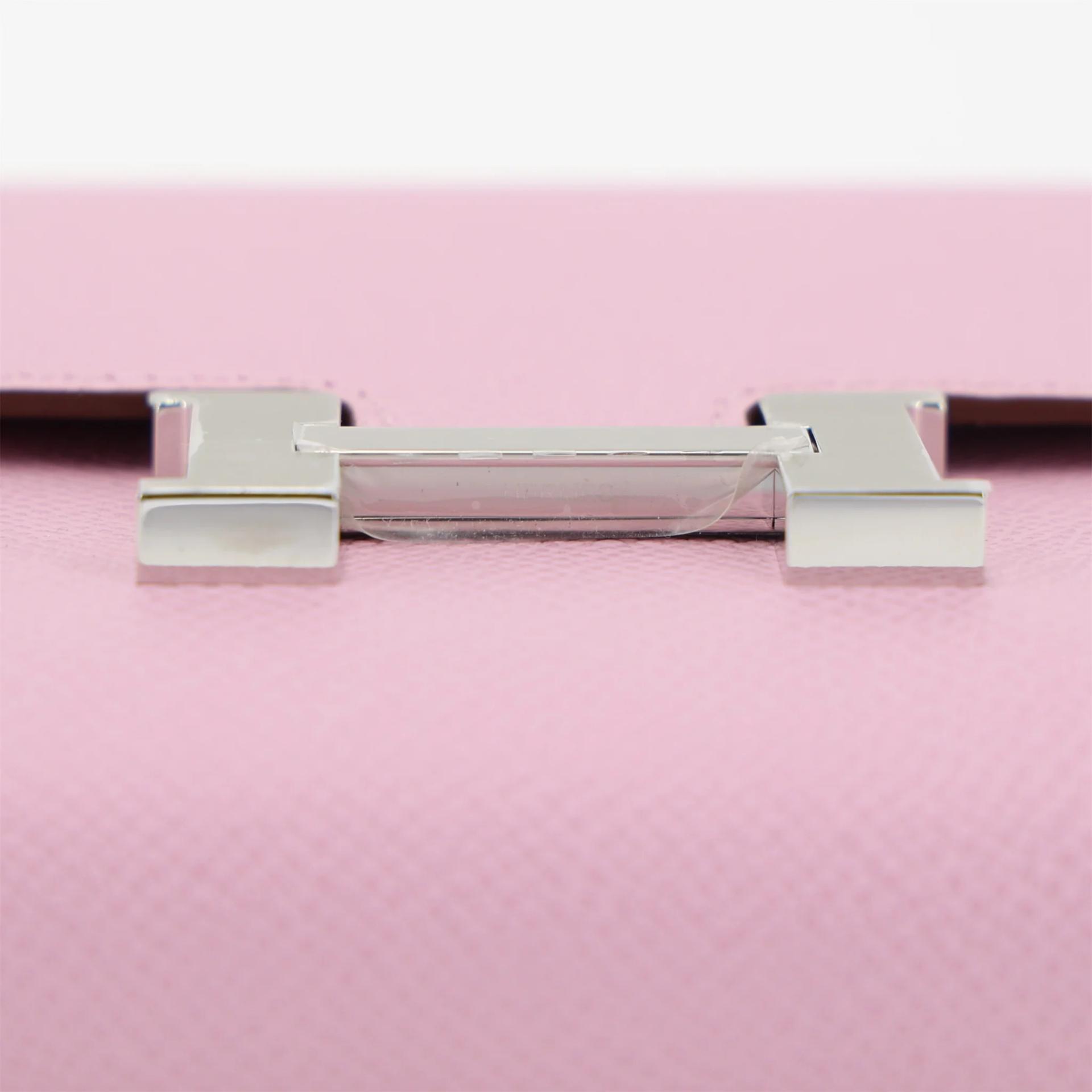 ランク N 新品 HERMÈS エルメス コンスタンスロングウォレット モーヴシルベストル (X9) エプソン シルバー金具 K刻印 (2025) - 8