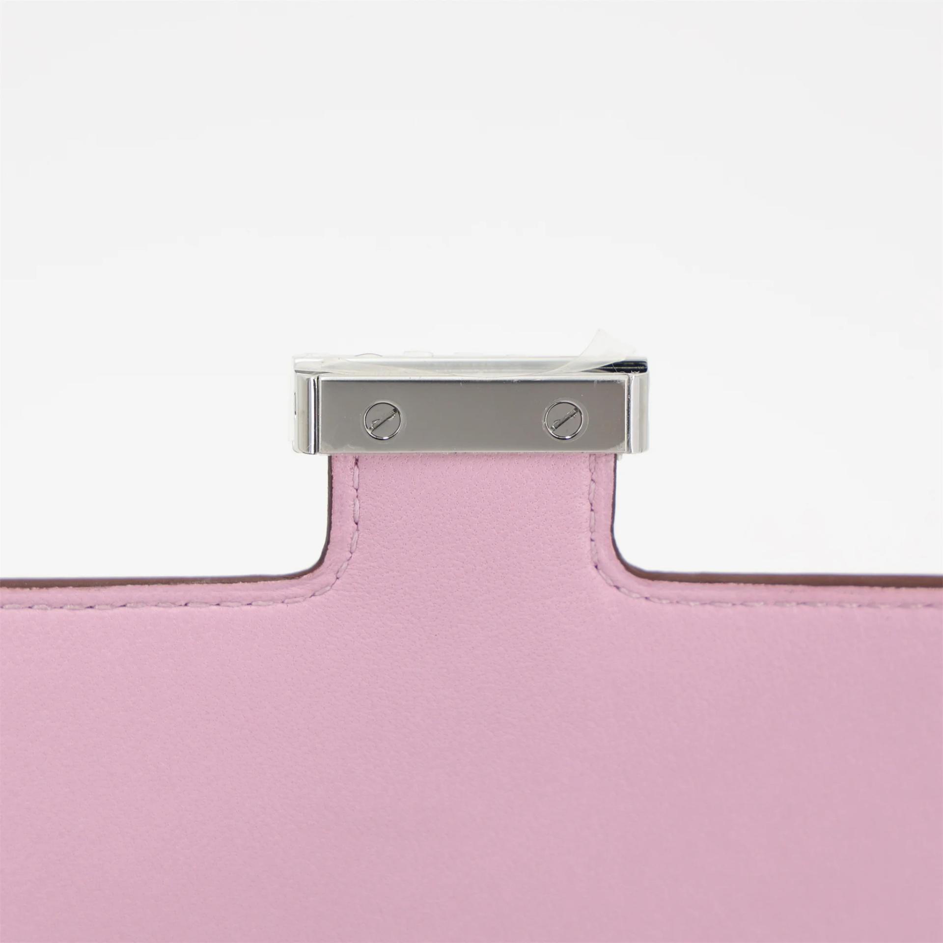 ランク N 新品 HERMÈS エルメス コンスタンスロングウォレット モーヴシルベストル (X9) エプソン シルバー金具 K刻印 (2025) - 9