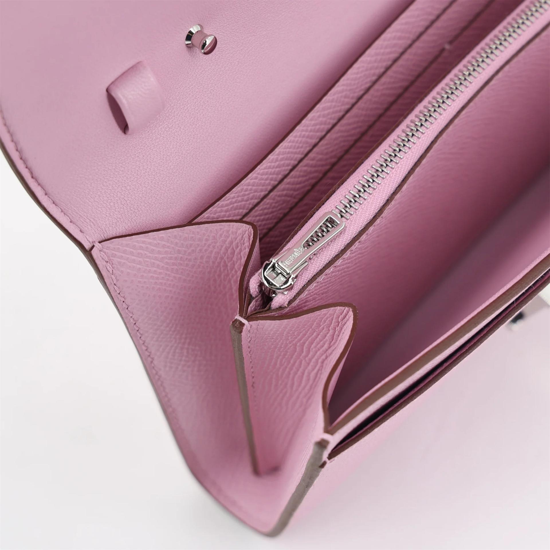 ランク N 新品 HERMÈS エルメス コンスタンスロングウォレット モーヴシルベストル (X9) エプソン シルバー金具 K刻印 (2025) - 14