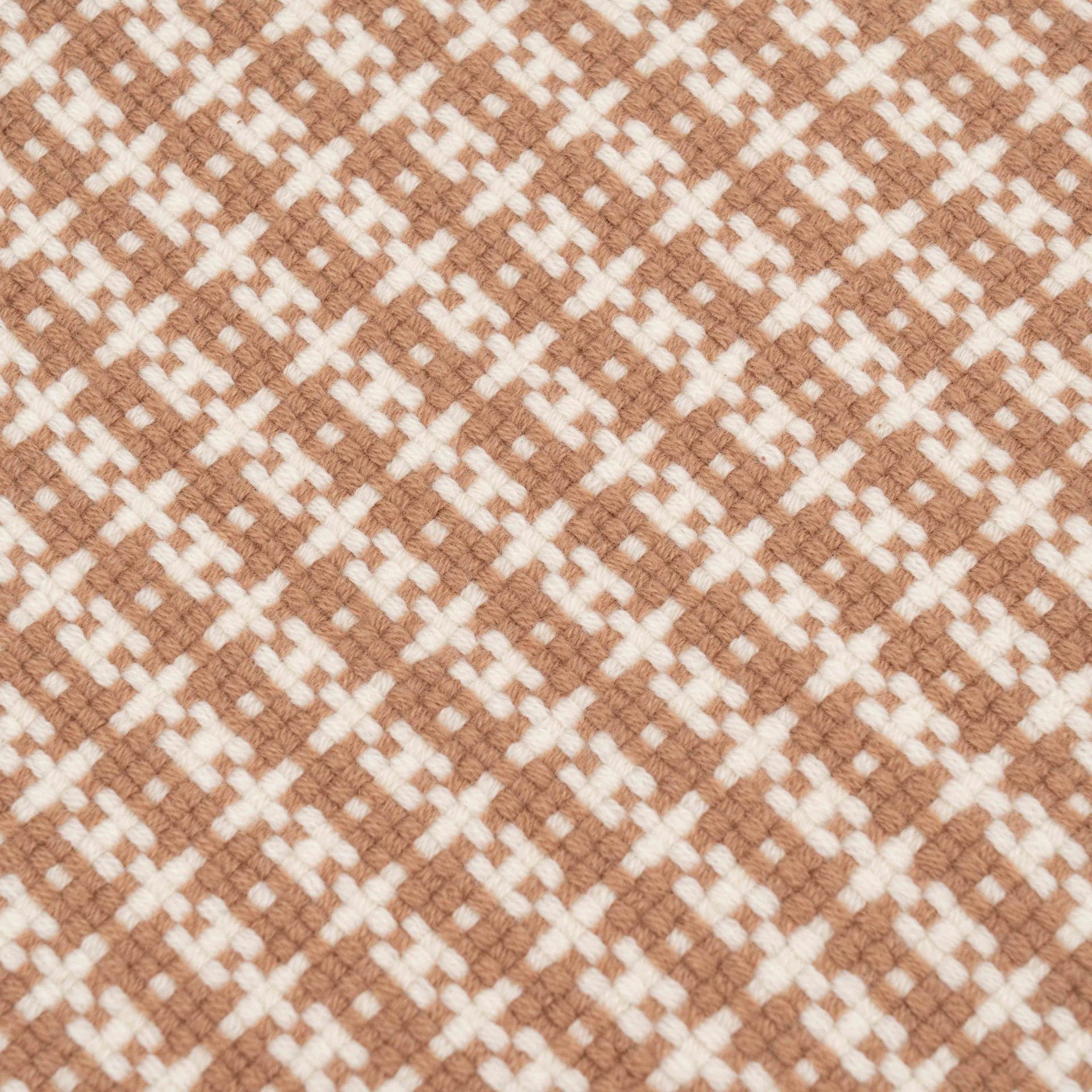 Brand New ( Rank N ) HERMÈS Graphique H scarf Brown Cashmere - 4
