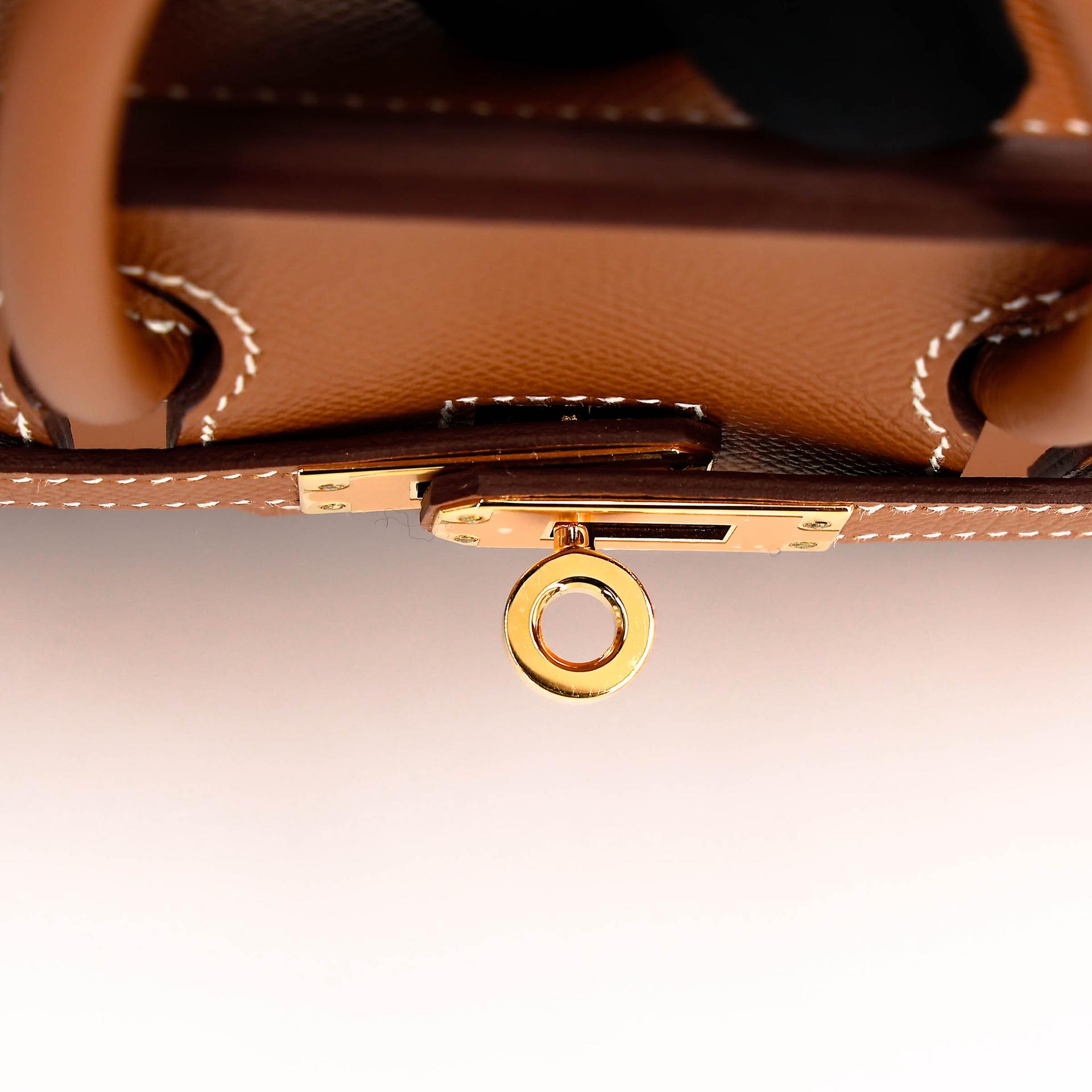 ランク SA HERMÈS エルメス バーキン25 セリエ ゴールド (37) エプソン ゴールド金具 Z刻印 (2021) - 12