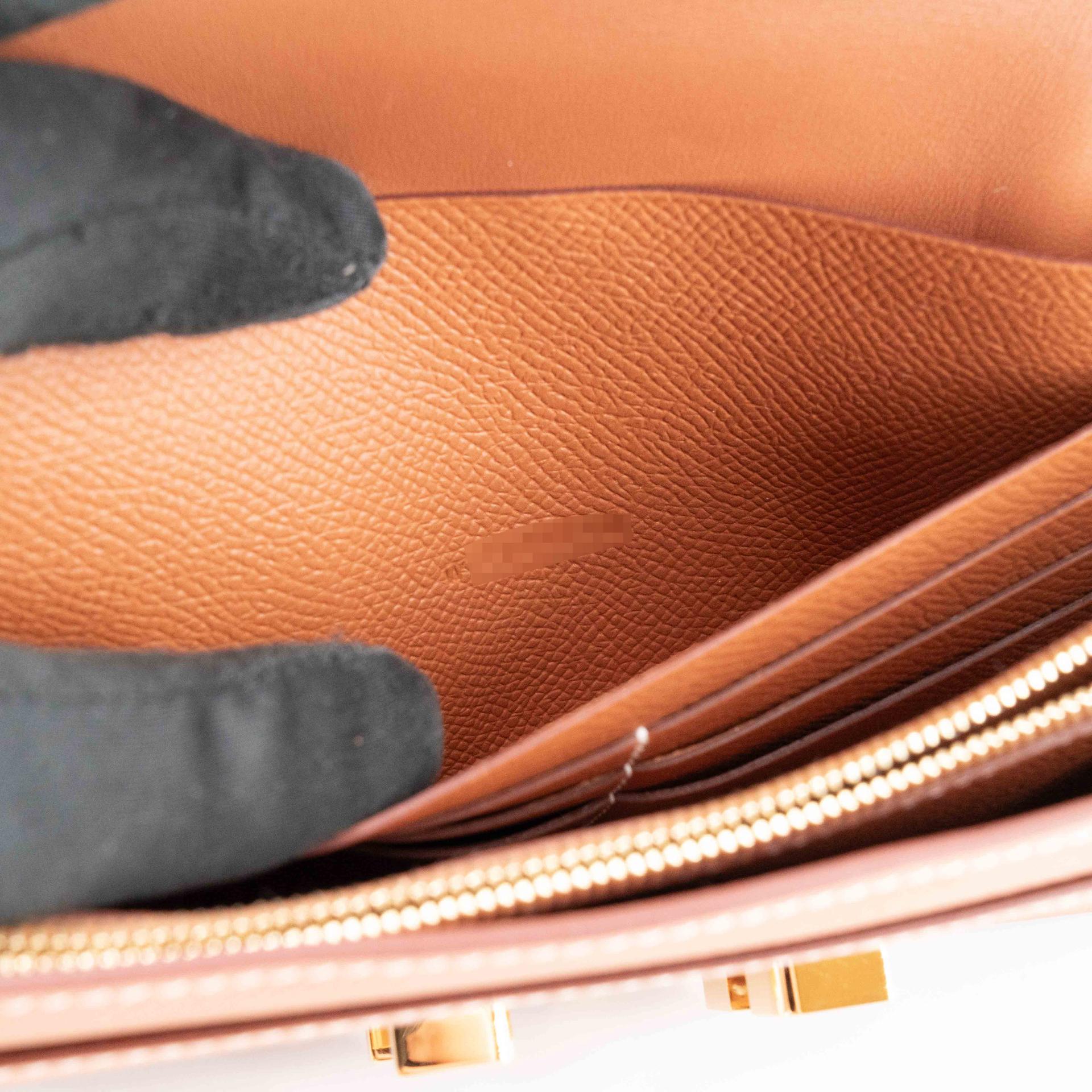 A美品 HERMÈS 爱马仕 Constance To Go 37 金棕色 Gold Epsom皮 金扣 W刻 2024年 - 23